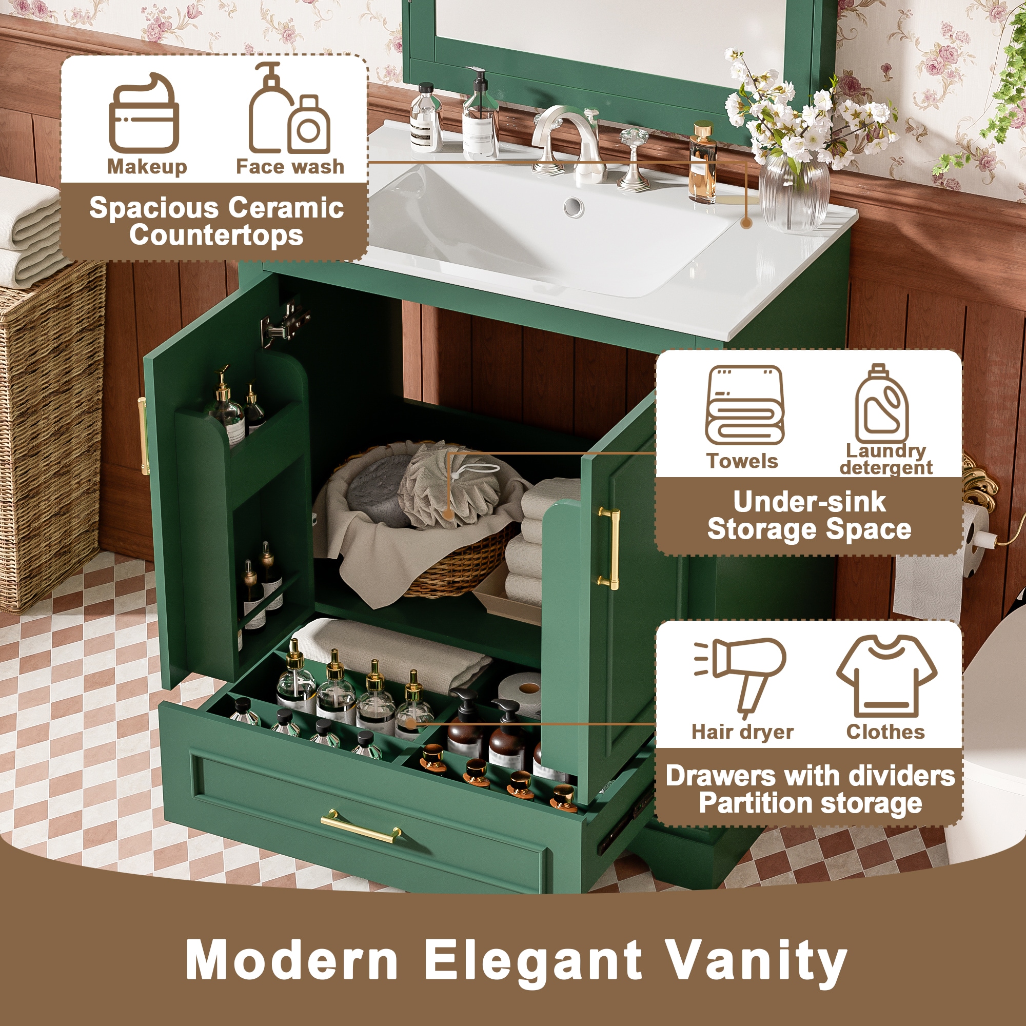 GDFStudio 343687 Bath-Vanity-Combo - View #5