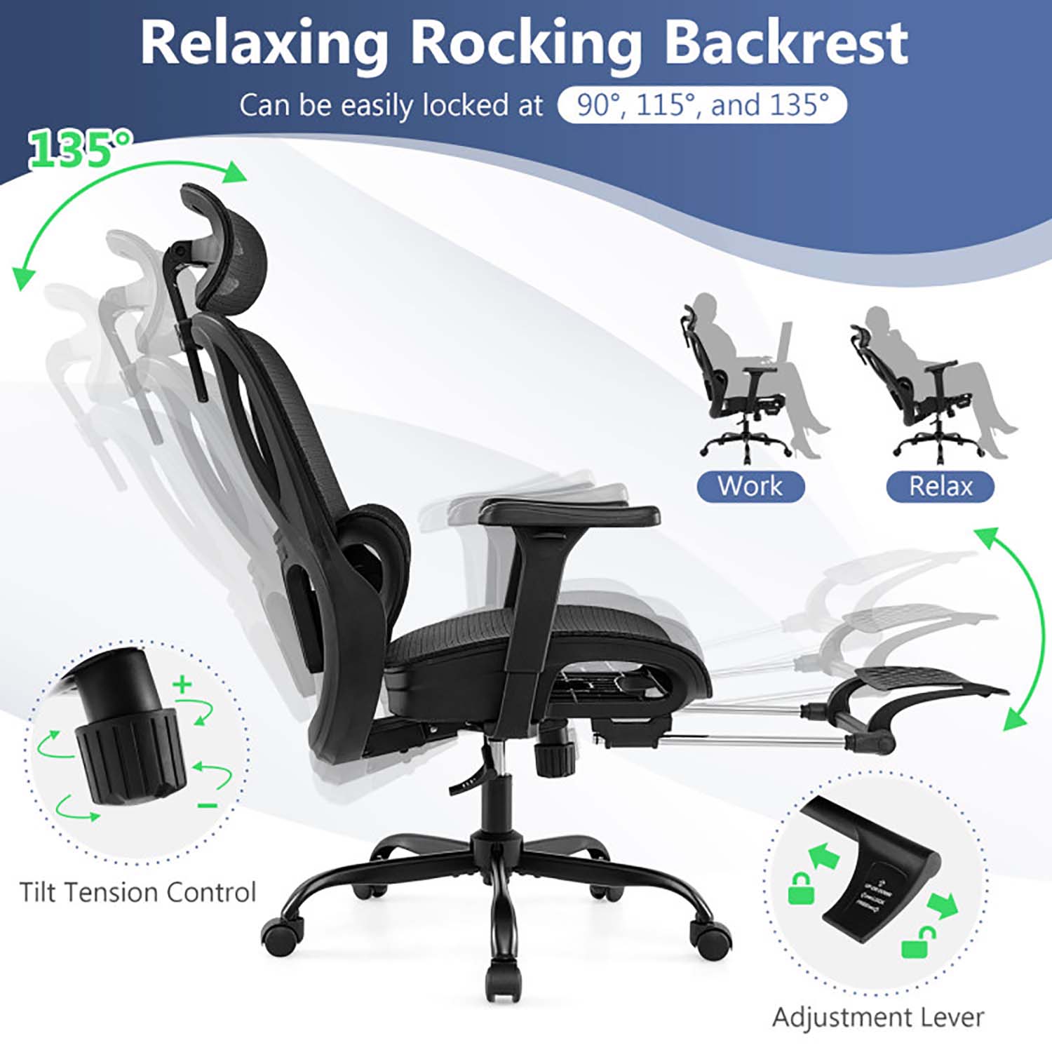 GZMR WF01-GC-V2-BKOR Office-Chairs - View #6