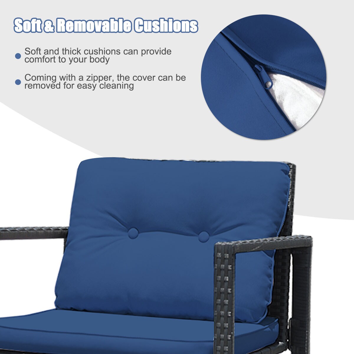 WELLFOR OUG62861NY Patio-Conversation-Sets - View #4