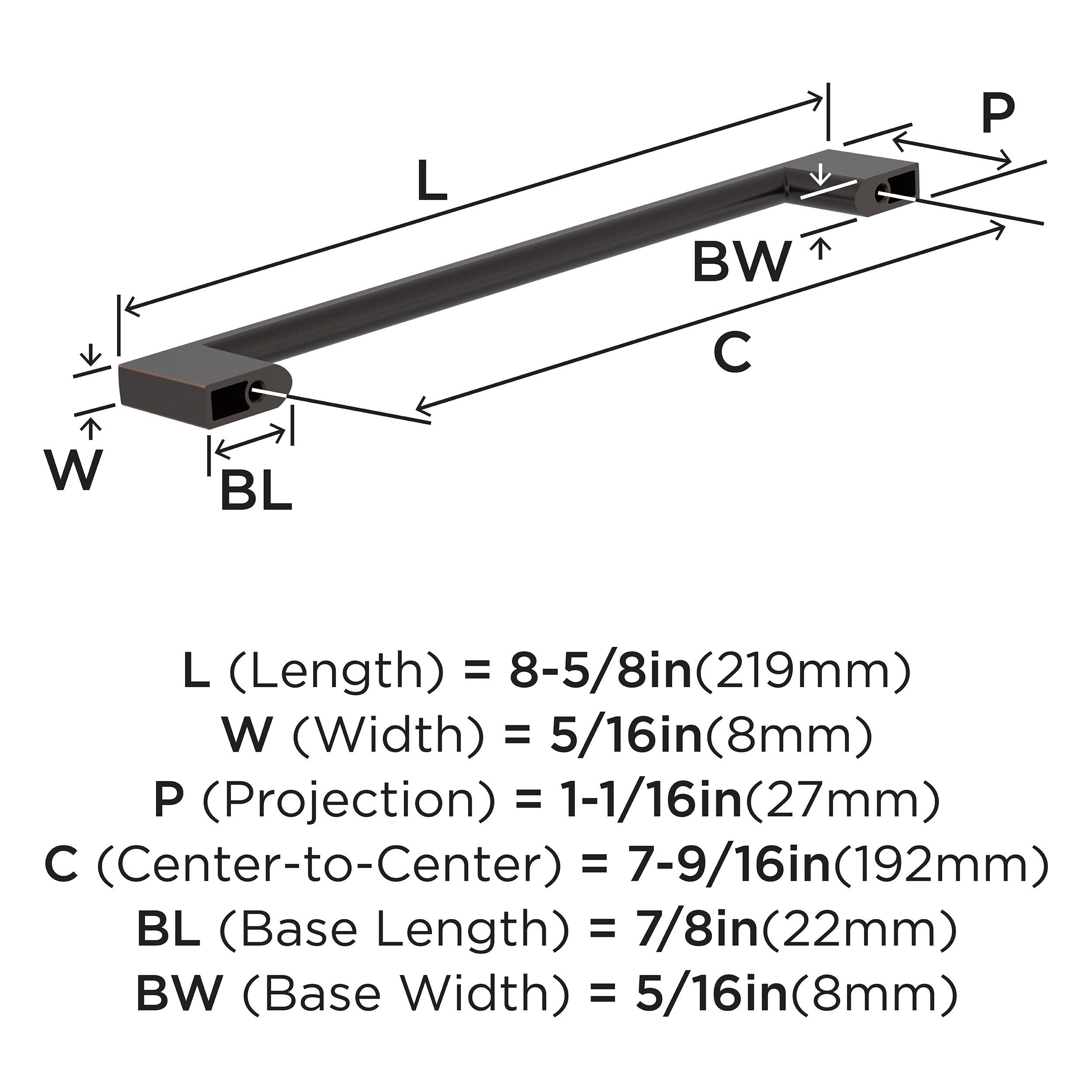 Amerock 10BX37134ORB Cabinet-Pulls - View #4