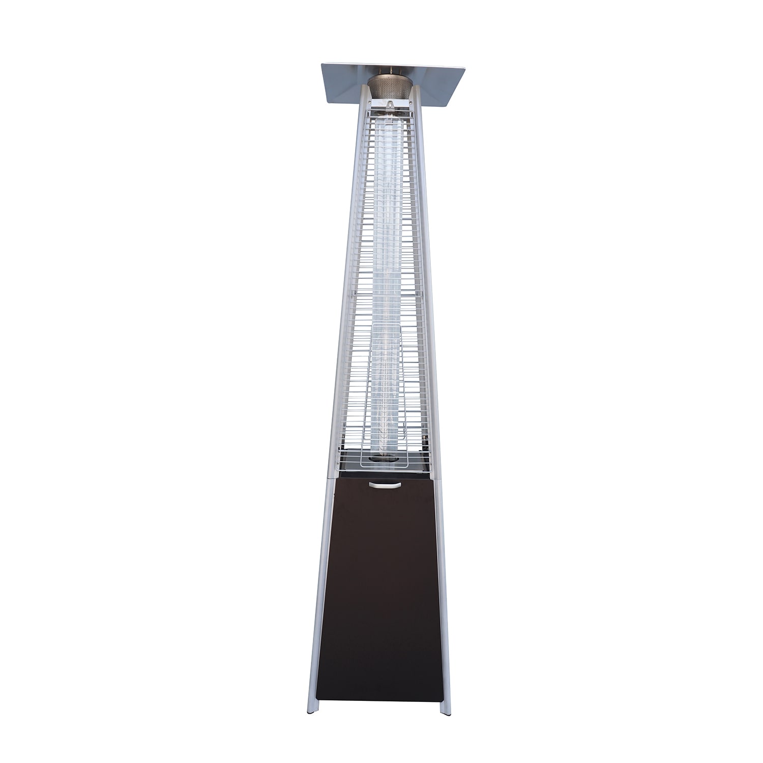 Mondawe MO-LS18080 40000 -BTU Gray Stainless steel Floorstanding Liquid propane Patio Heater