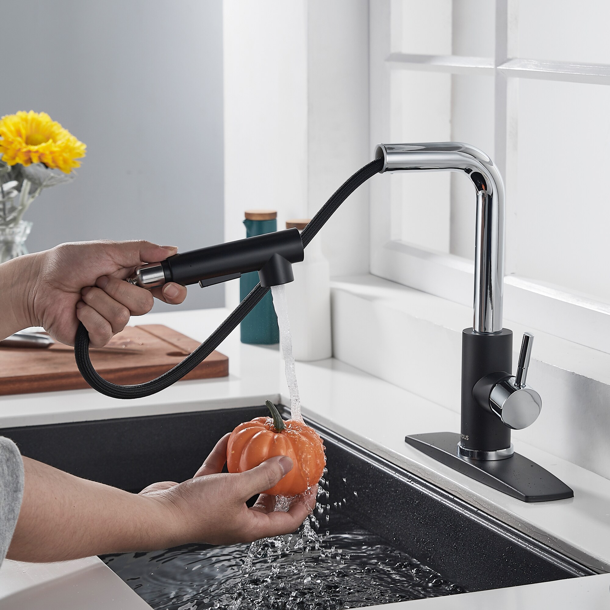 FORIOUS LL0025BCH Kitchen-Faucets - View #11