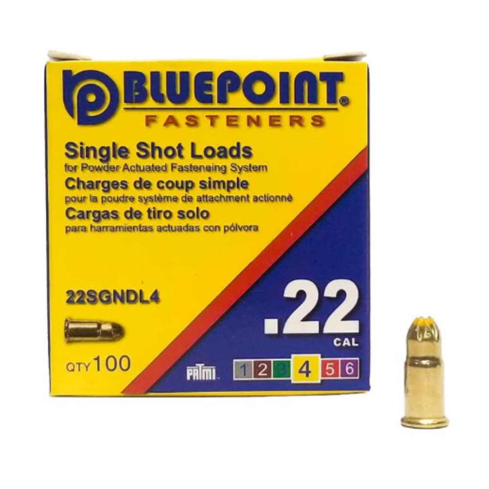 BLUEPOINT Blue Point .22 in. D X .62 in. L Brass Flat Head Powder Loads 100 box