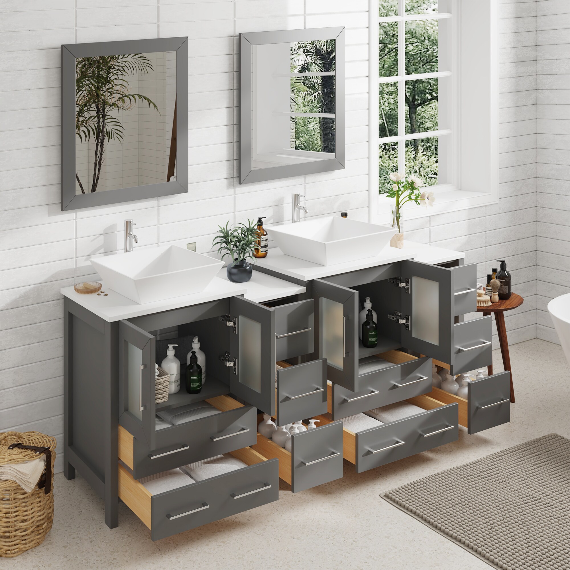 Vanity Art VA3124-72G Bath-Vanity-Combo - View #3