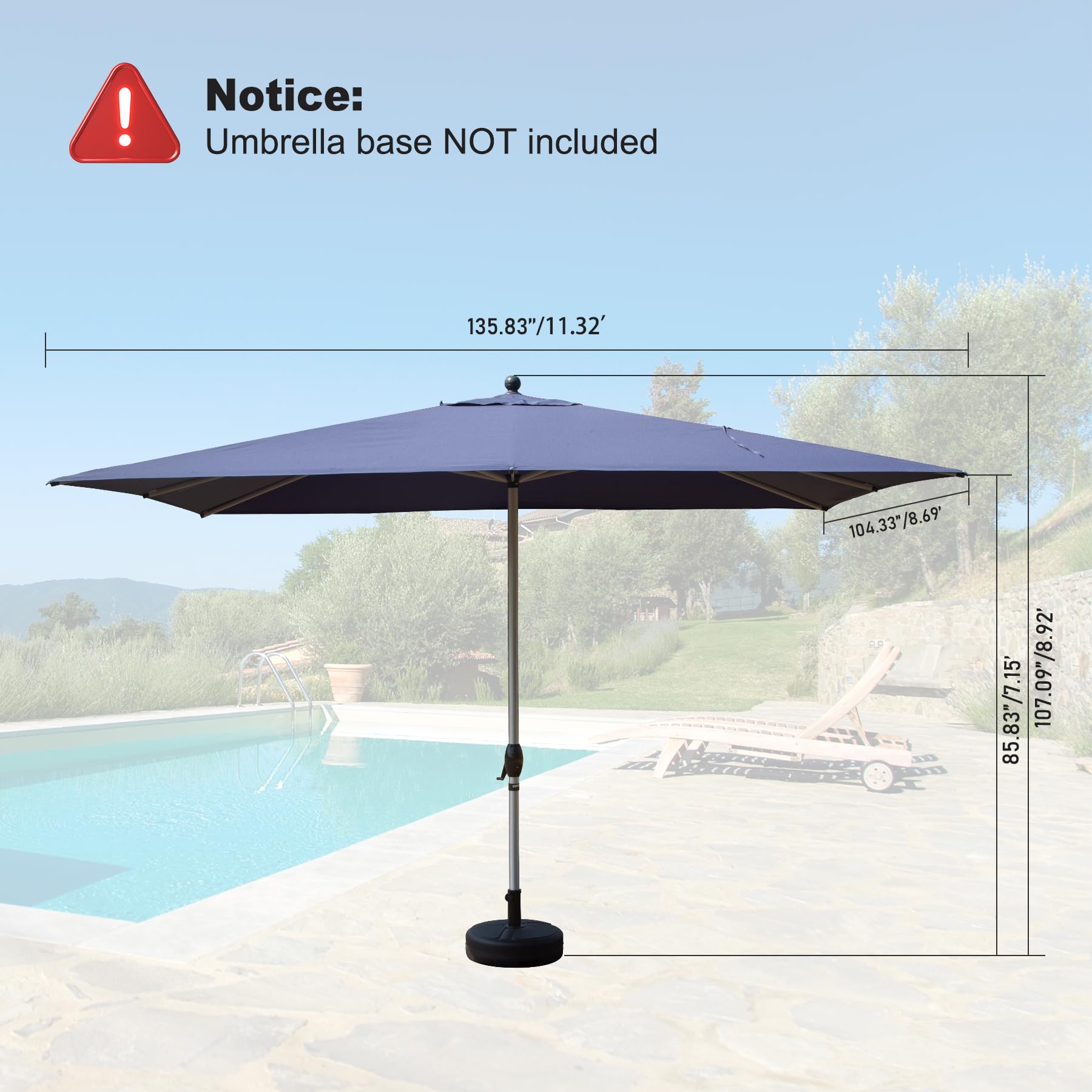 Clihome CL-FOPC353557 Umbrellas-2 - View #4