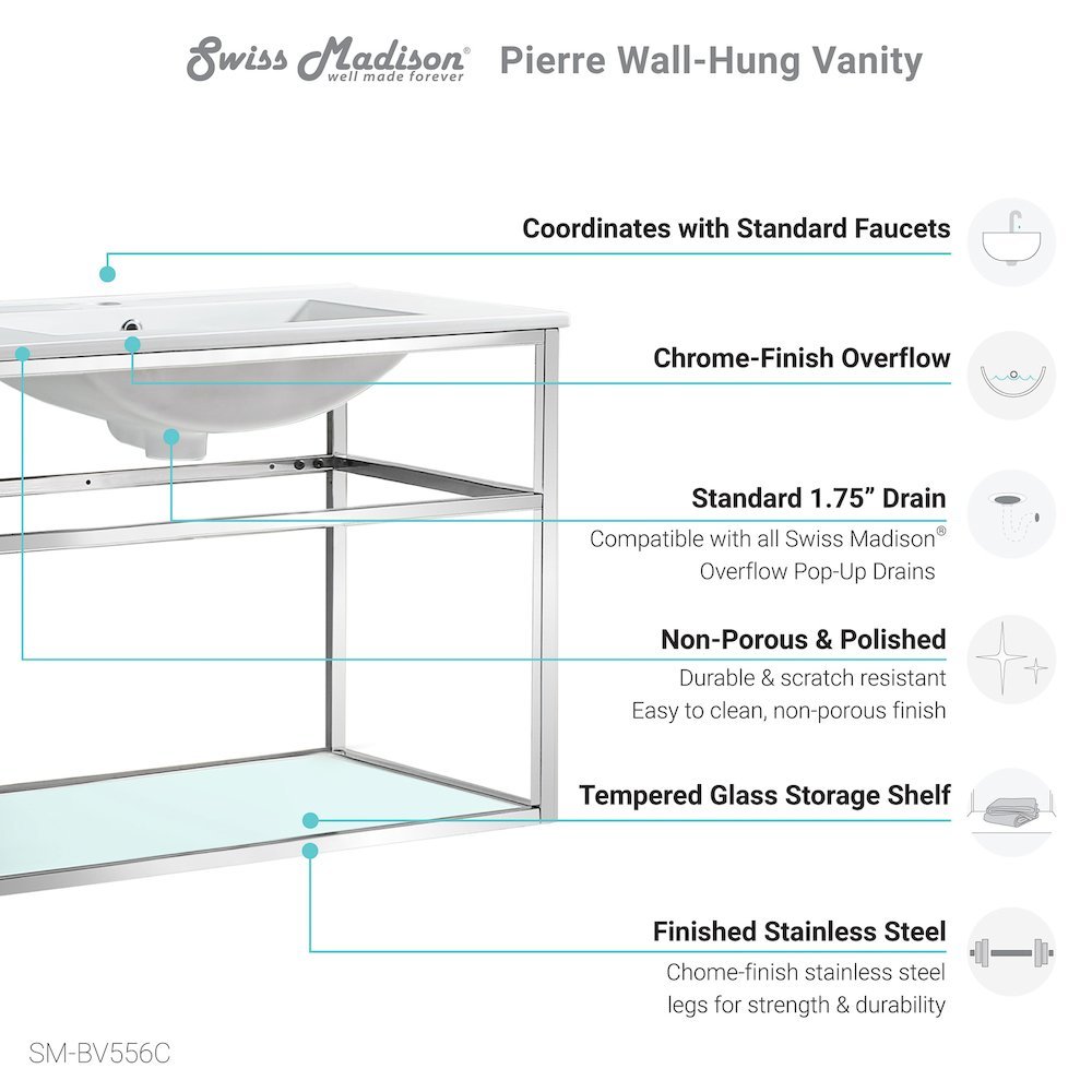 Swiss Madison SM-5-BV556C Bath-Vanity-Combo - View #2