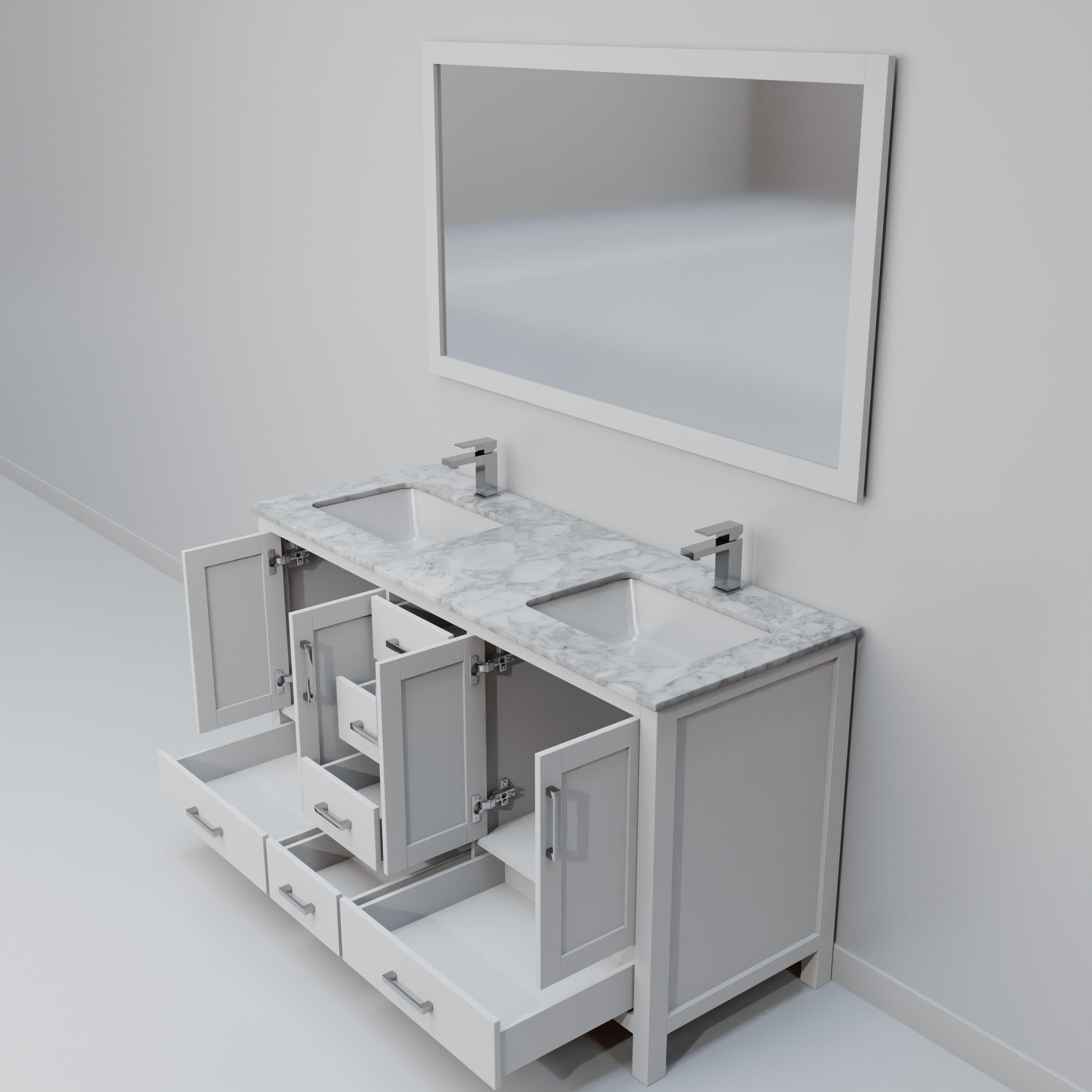 Lexora LJ342260DADSM58F Bath-Vanity-Combo - View #6