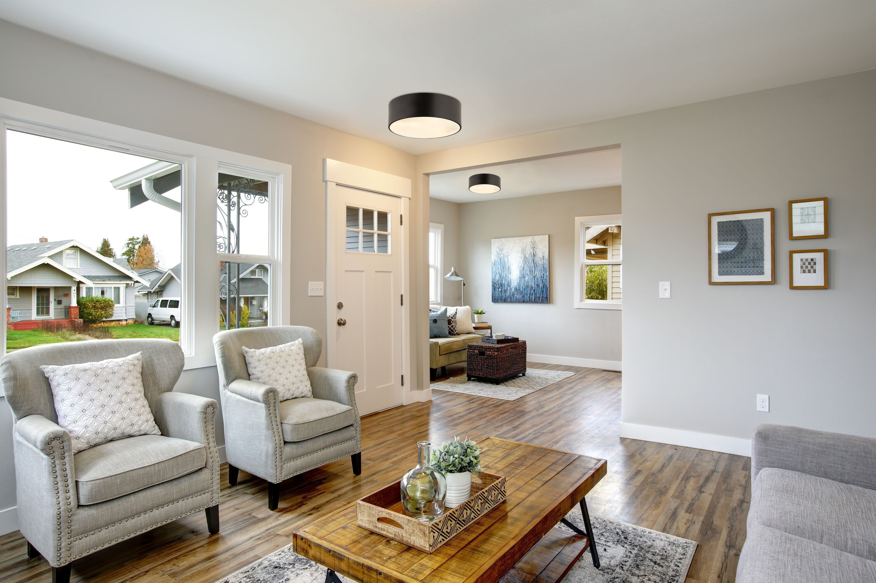 Z-Lite 2302F3-MB flushmounts - View #7