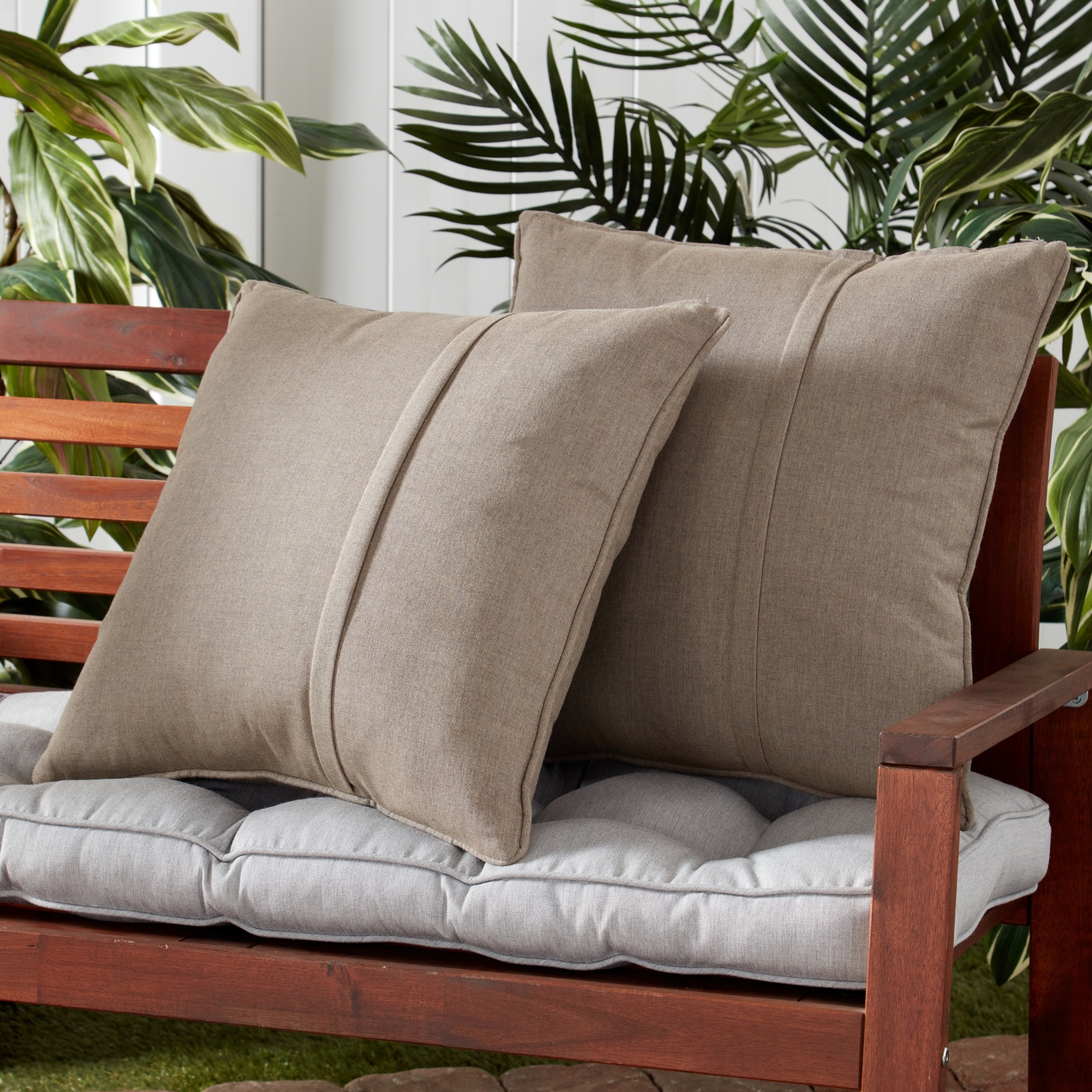 Greendale Home Fashions SP4803S2-SHALE Outdoor-Accent-Pillows - View #2