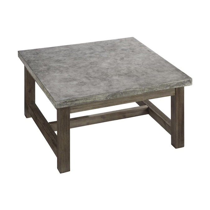Home Styles Concrete Chic Square, Square Cement Outdoor Coffee Table