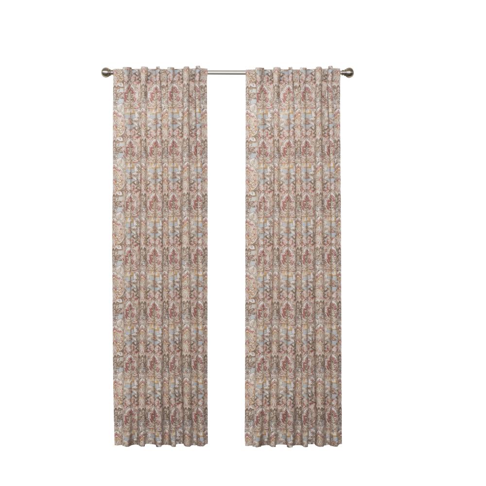 Vue 16821052095SPC 95-in Spice Cotton Light Filtering Rod Pocket Single Curtain Panel