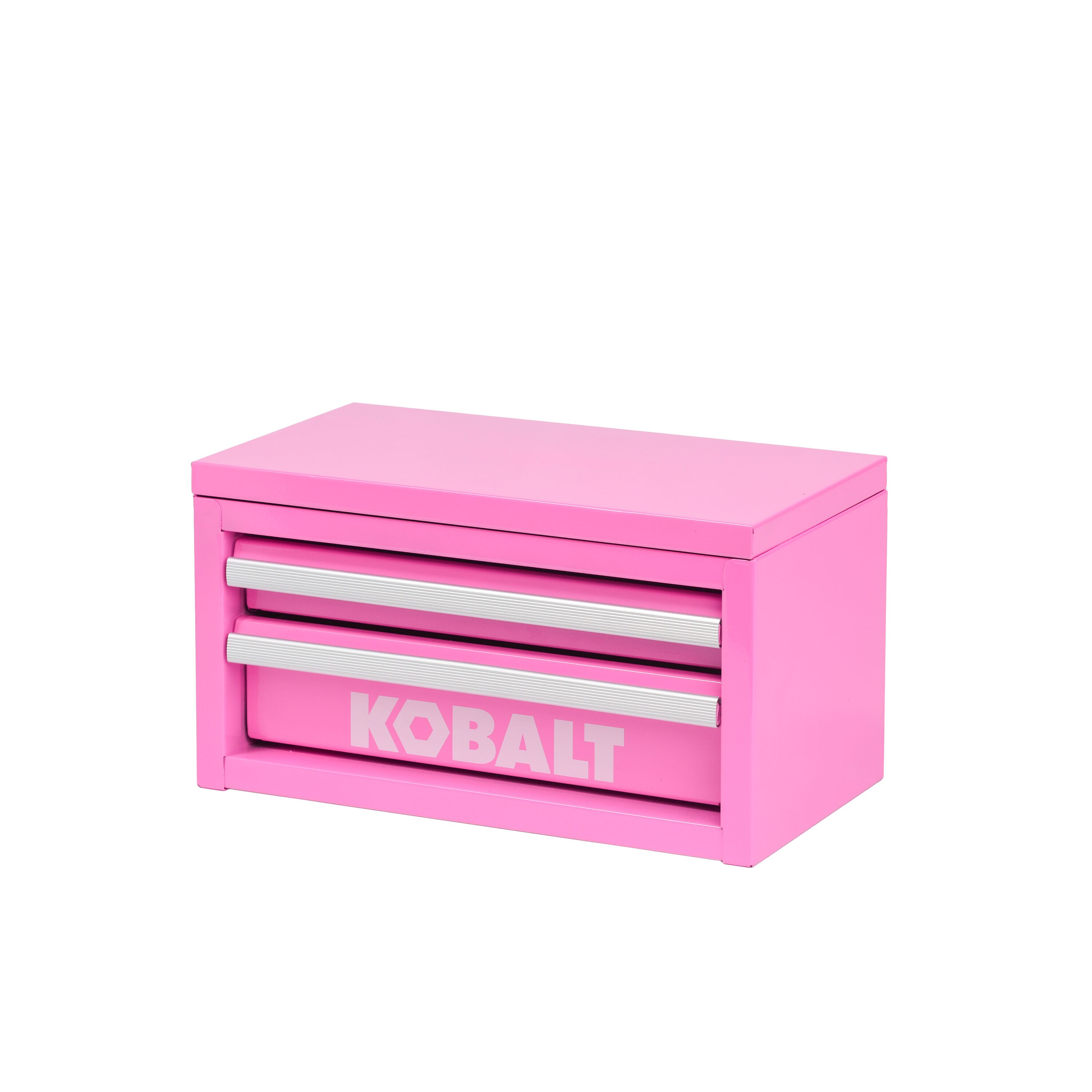 Kobalt 10.83-in W x 5.91-in H x 5.91-in D 2-Drawer Pink Steel Tool Box