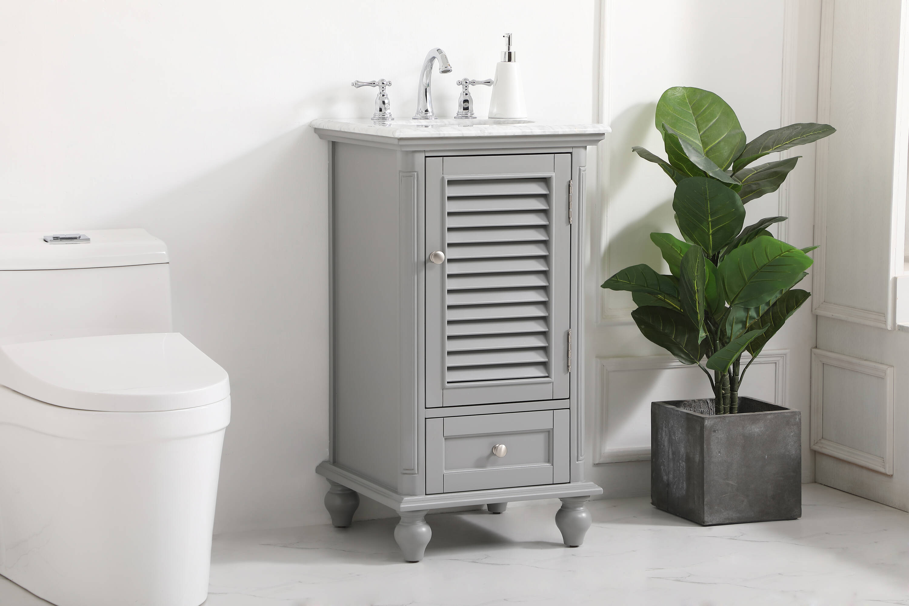 Elegant Decor HF91557GR Bath-Vanity-Combo - View #3
