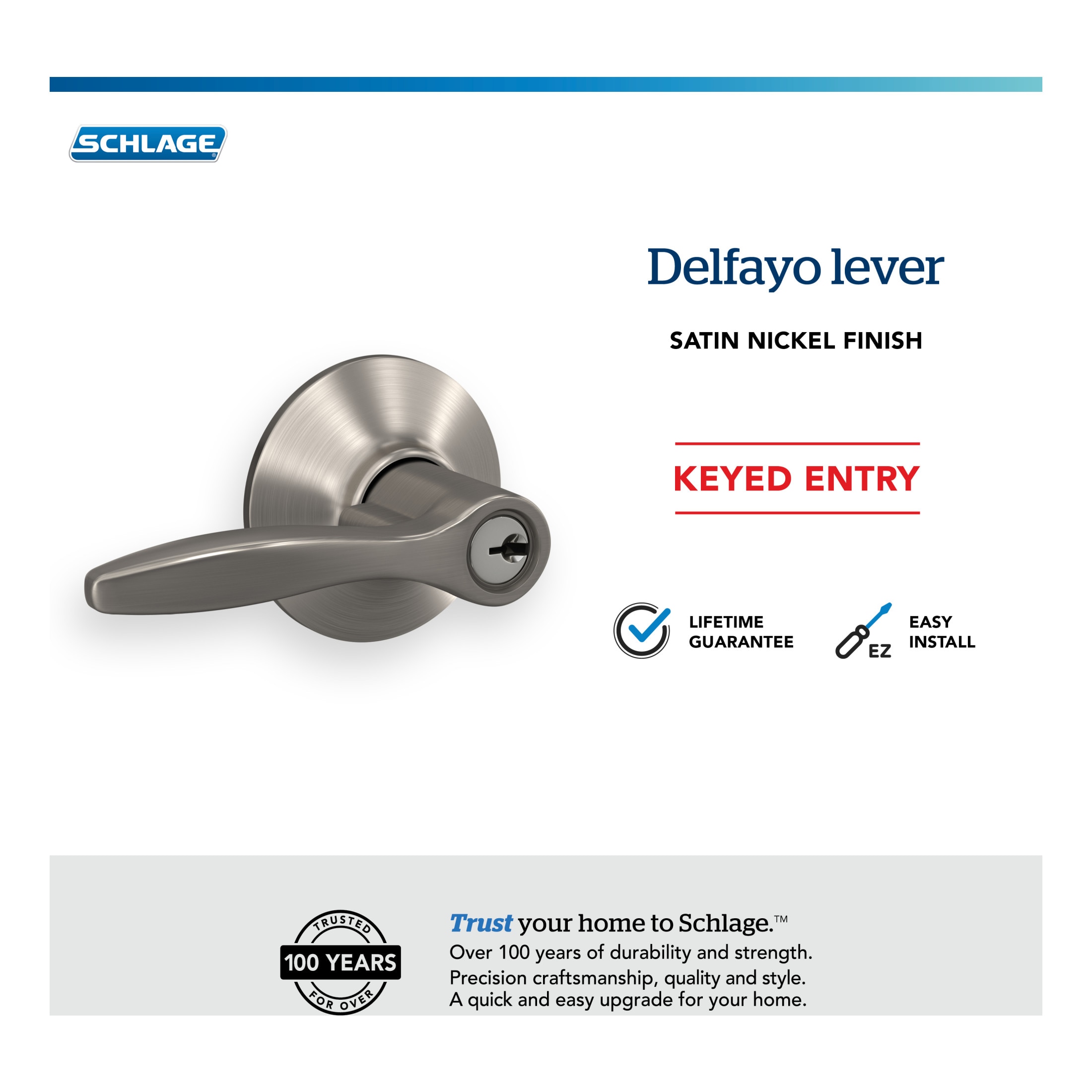 Schlage F51A DEL 619 Door-Handles - View #7