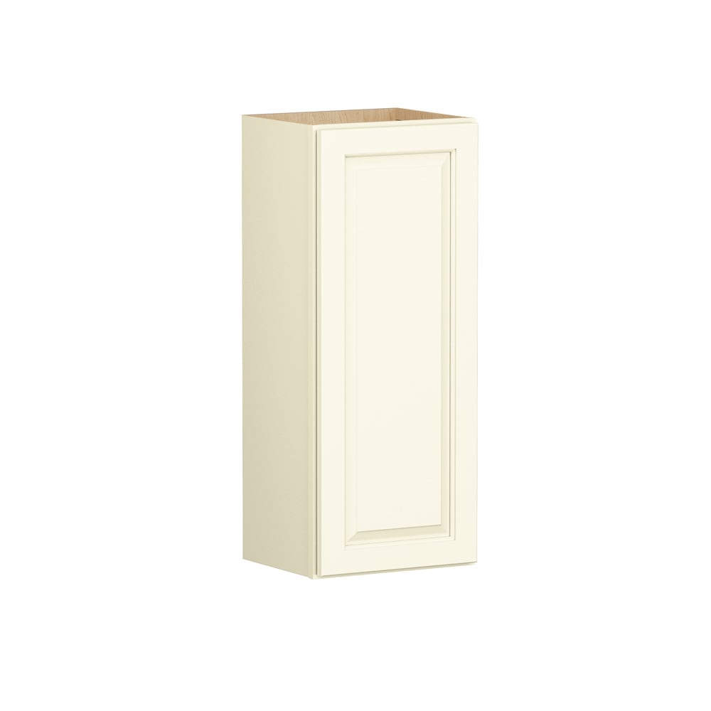 Shenandoah Stemson 15-in W x 36-in H x 12-in D Vanilla Painted Wall Fully Assembled Cabinet Raised Panel Raised panel