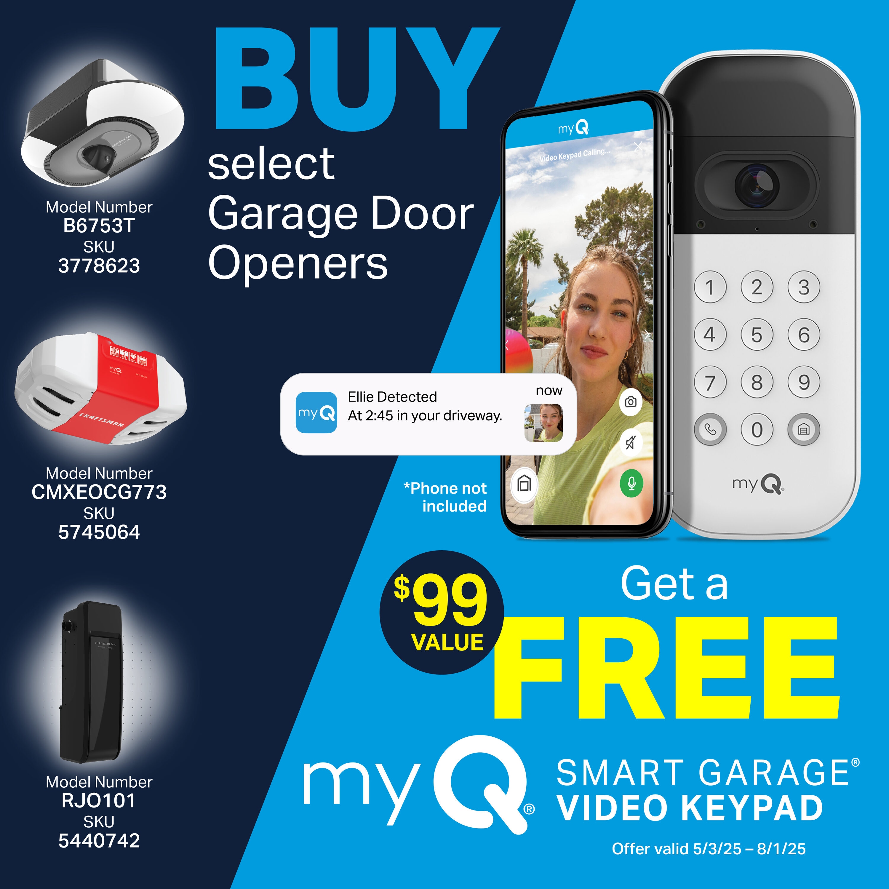 CRAFTSMAN CMXEOCG773 Garage-Door-Openers - View #2