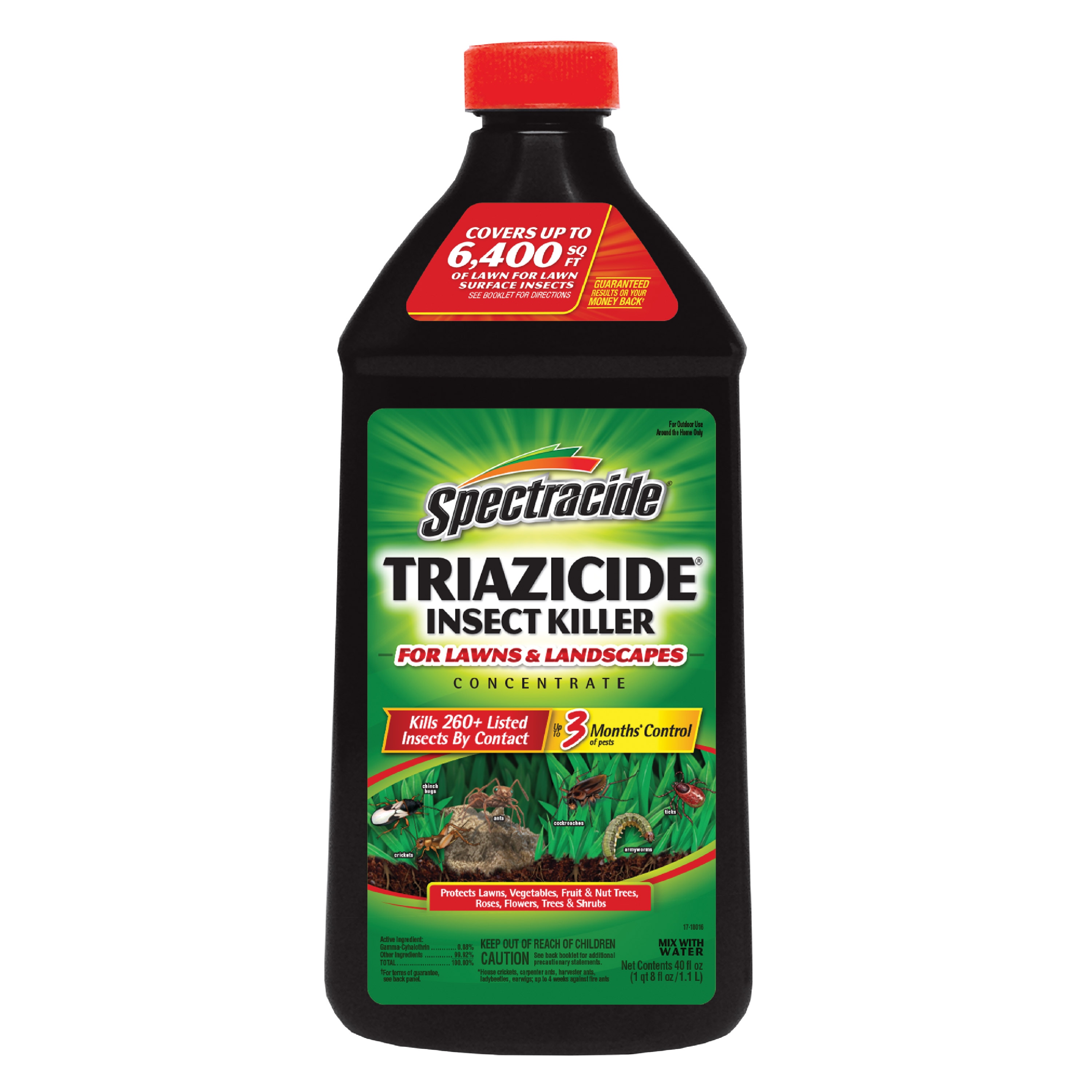 Spectracide 32 Fl Oz Triazicide For Lawns And Landscapes Concentrate Insect Killer At