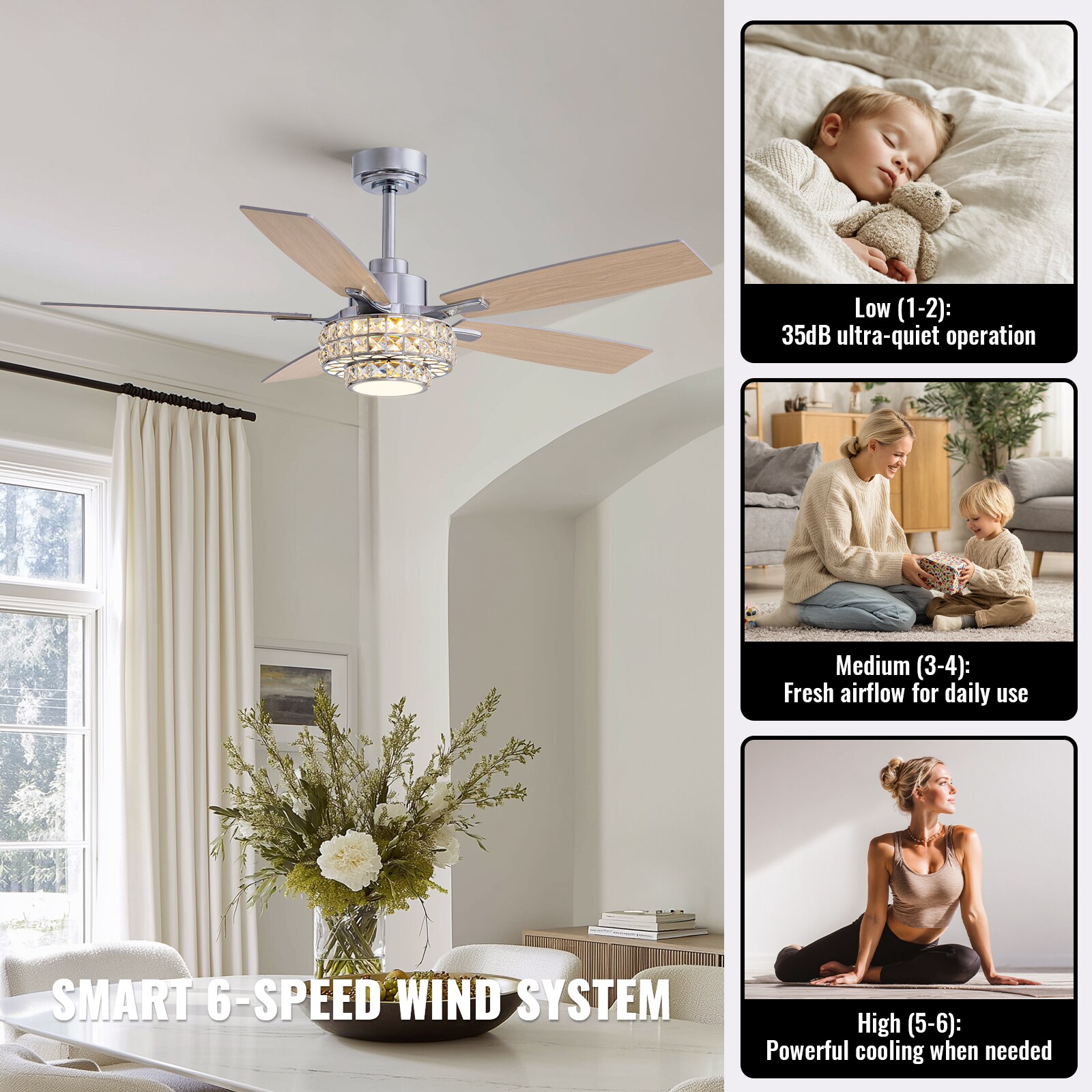 SILJOY WY001 Ceiling-Fans - View #10