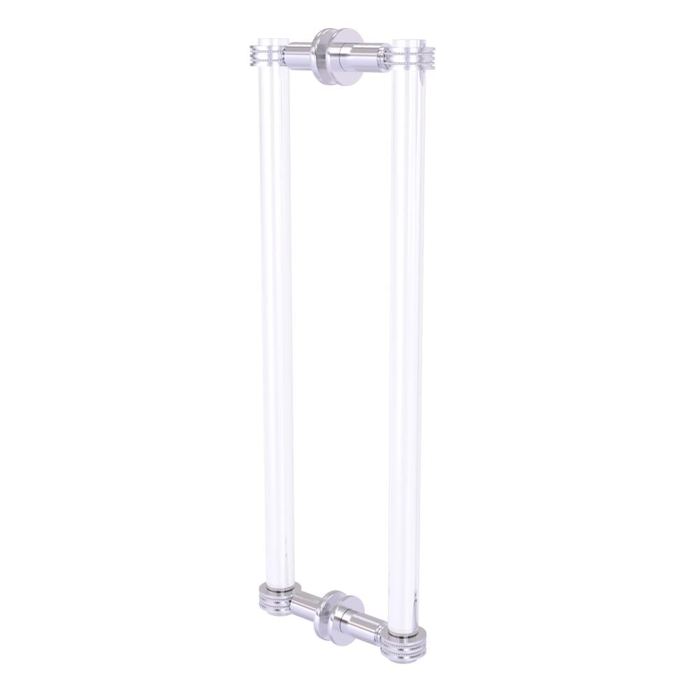 Allied Brass CV-406D-18BB-SCH Satin chrome 18-Inches Hinged shower door Handle