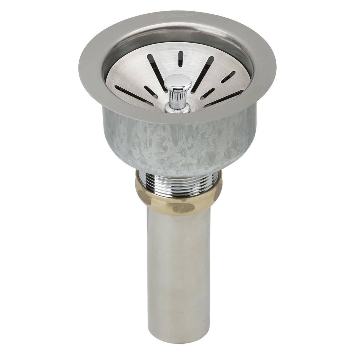 Elkay LK99S 4.50-in Satin Stainless steel Strainer basket Tailpipe Included