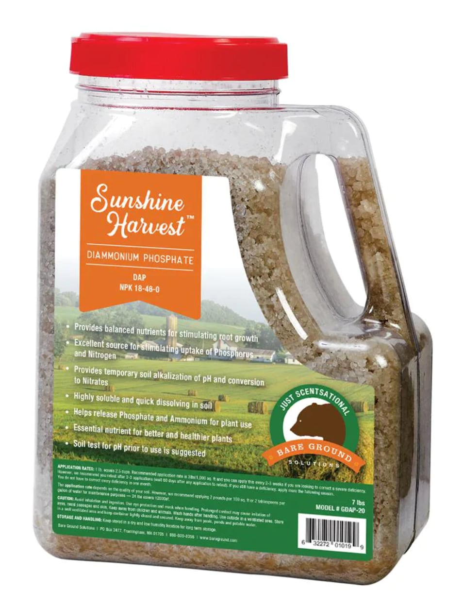 Just Scentsational GDAP-40 Sunshine Harvest 12lb Shaker Jug DAP Fertilizer