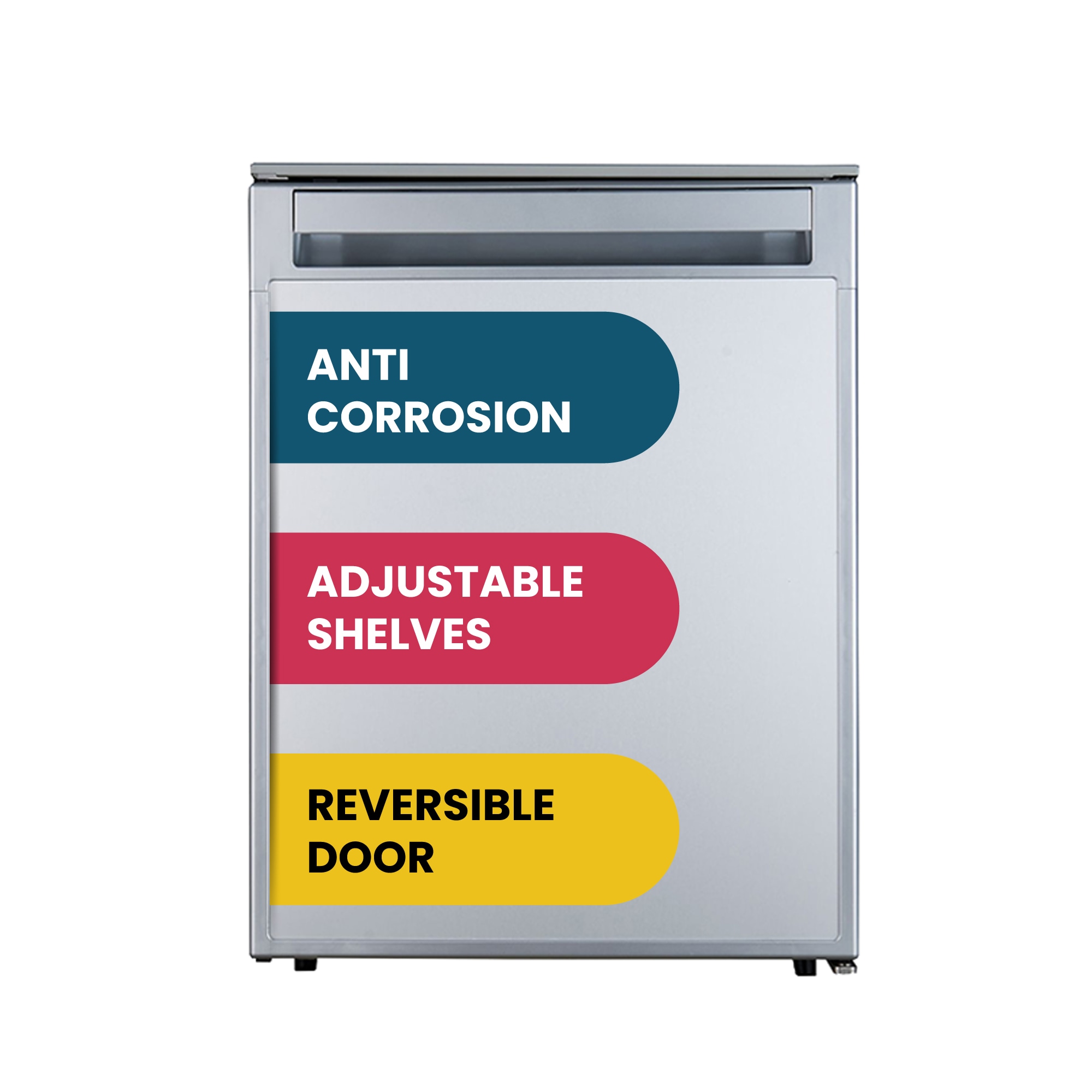 Equator Advanced Appliances RF 12-282 2.82-cu ft Built-In Mini Fridge with Freezer ( Stainless )