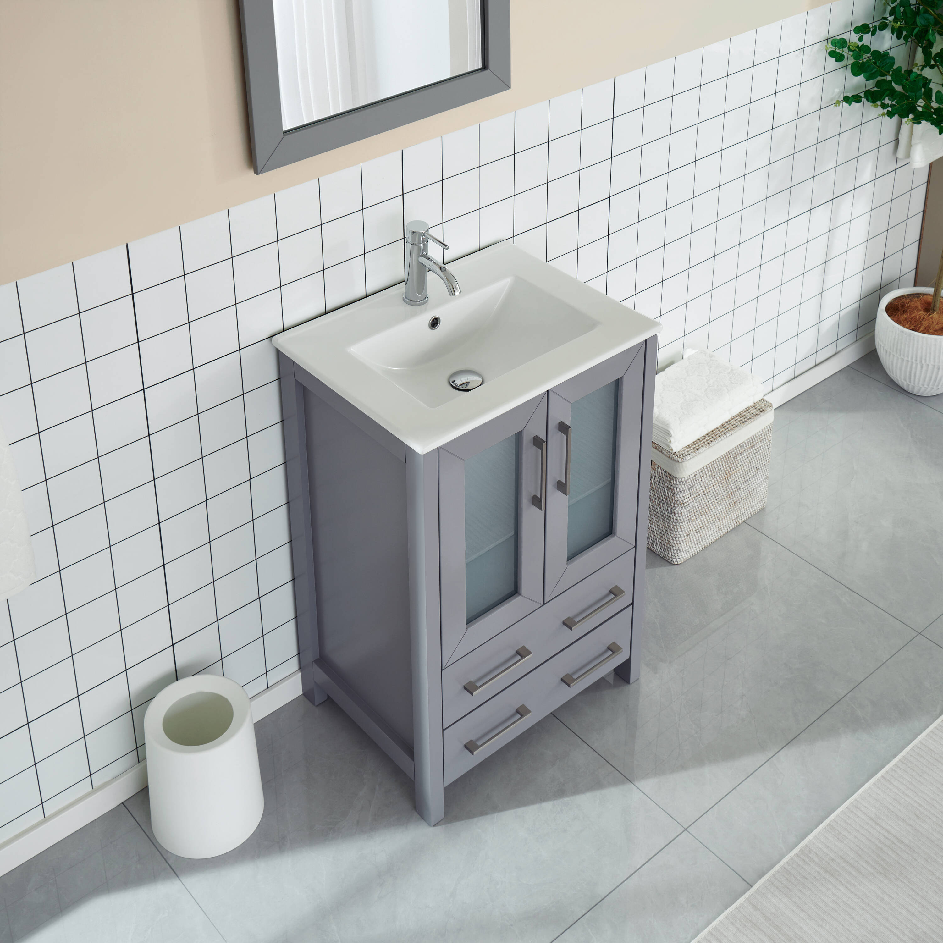 Vanity Art VA3024-G Bath-Vanity-Combo - View #3