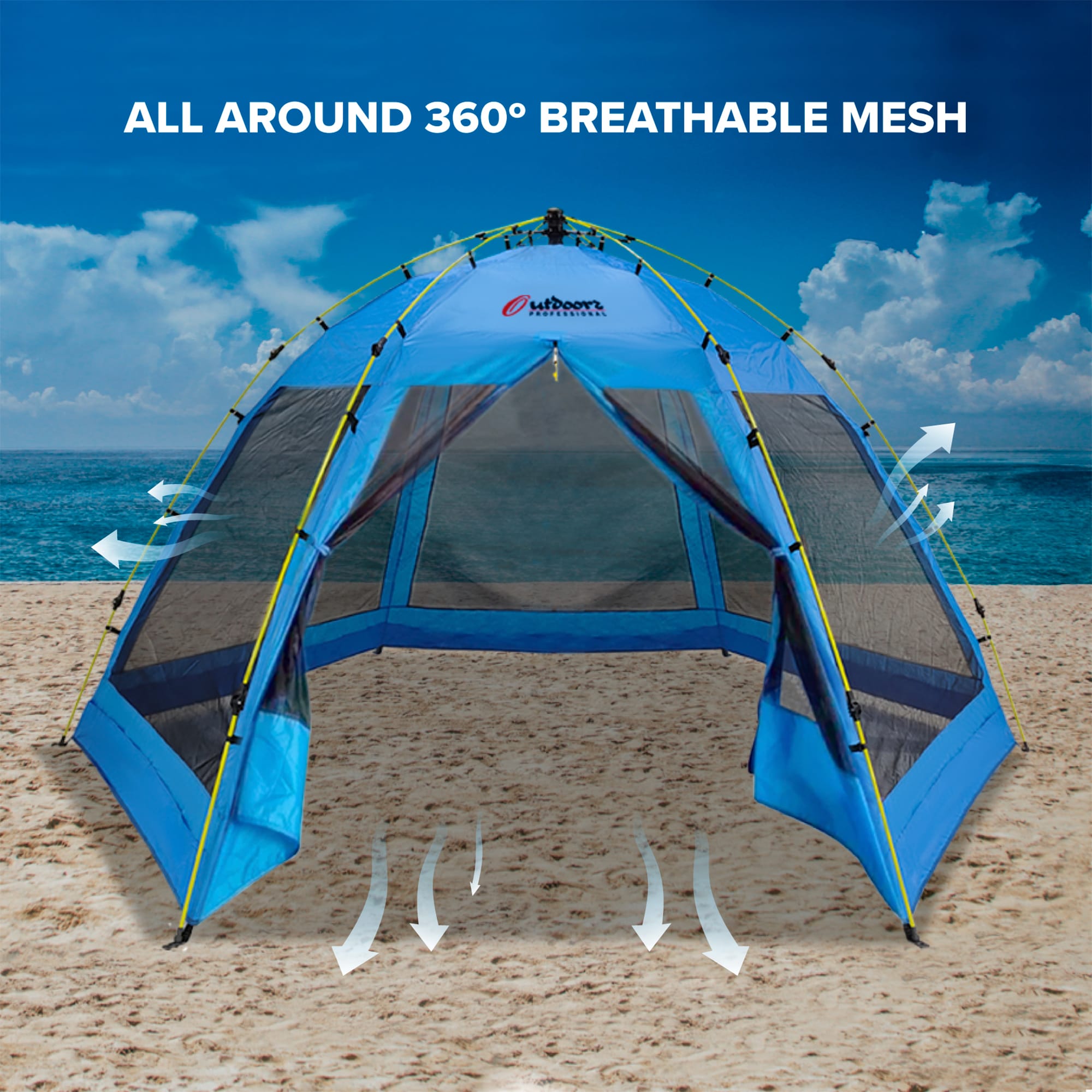 Outdoors Professional OTDZ9006BLU tents - View #3