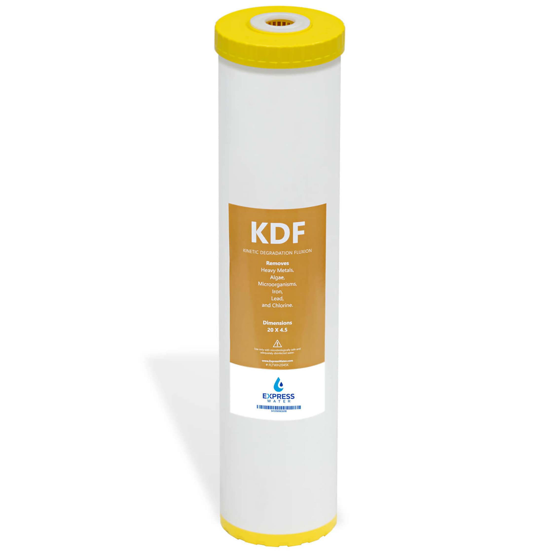 KDF Catalytic Carbon Whole House Water Filter 20 x 4.5 inch