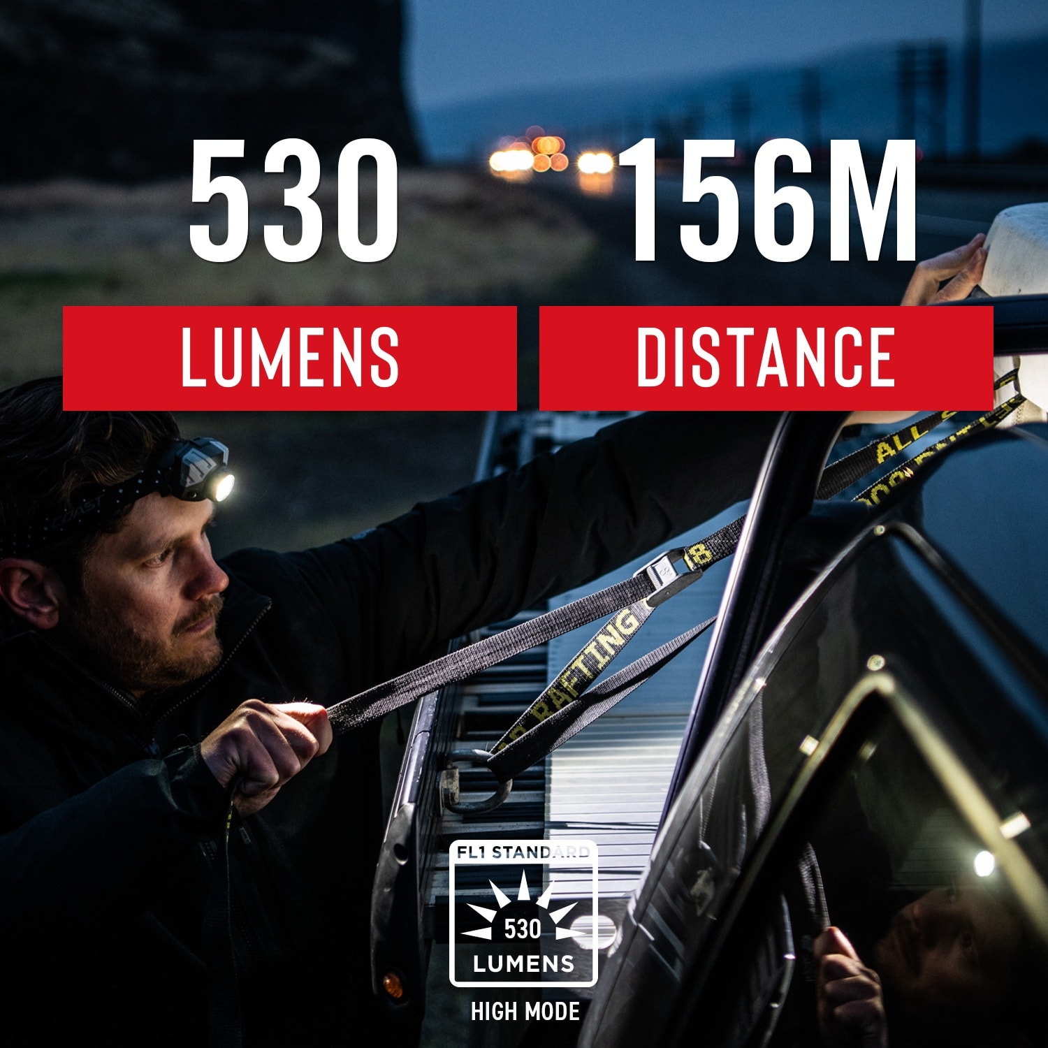 Coast 530-Lumen LED Rechargeable Headlamp (Battery Included) in the  Headlamps department at
