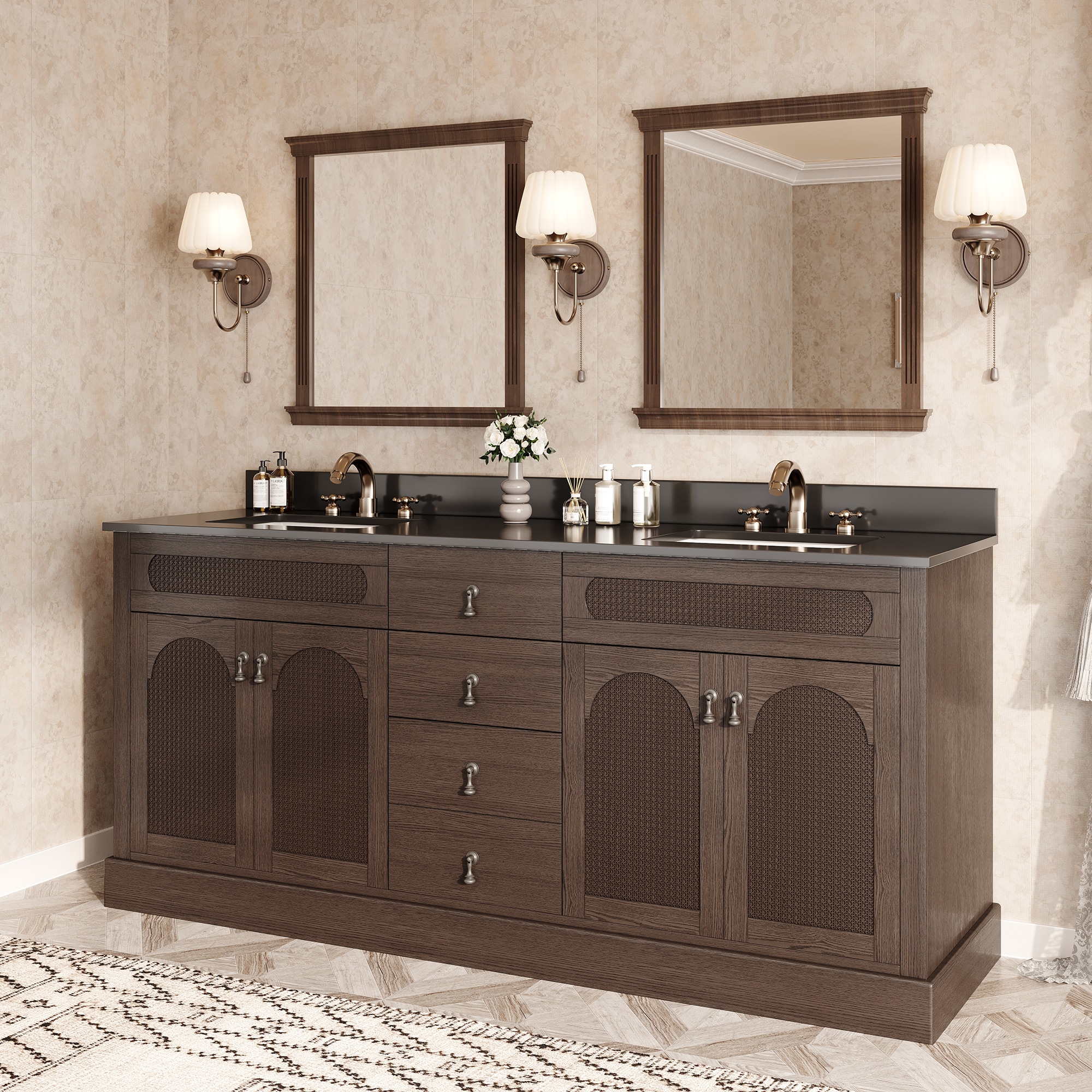 VOUA SAF-DXDRZJ7-GY Bath-Vanity-Combo - View #2