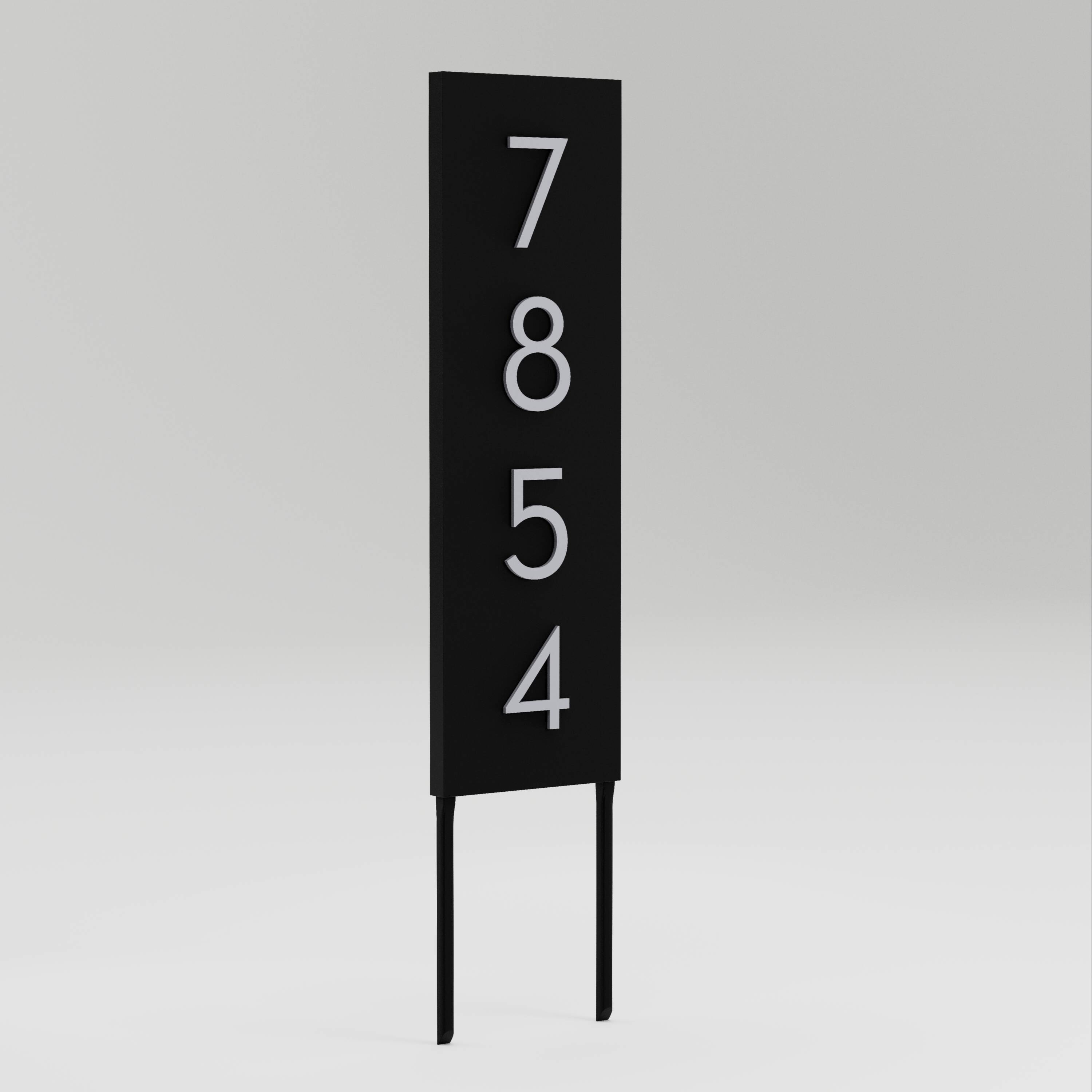 Post & Porch WELCOME-BLACK-1 Outdoor-Plaques-Holders - View #2