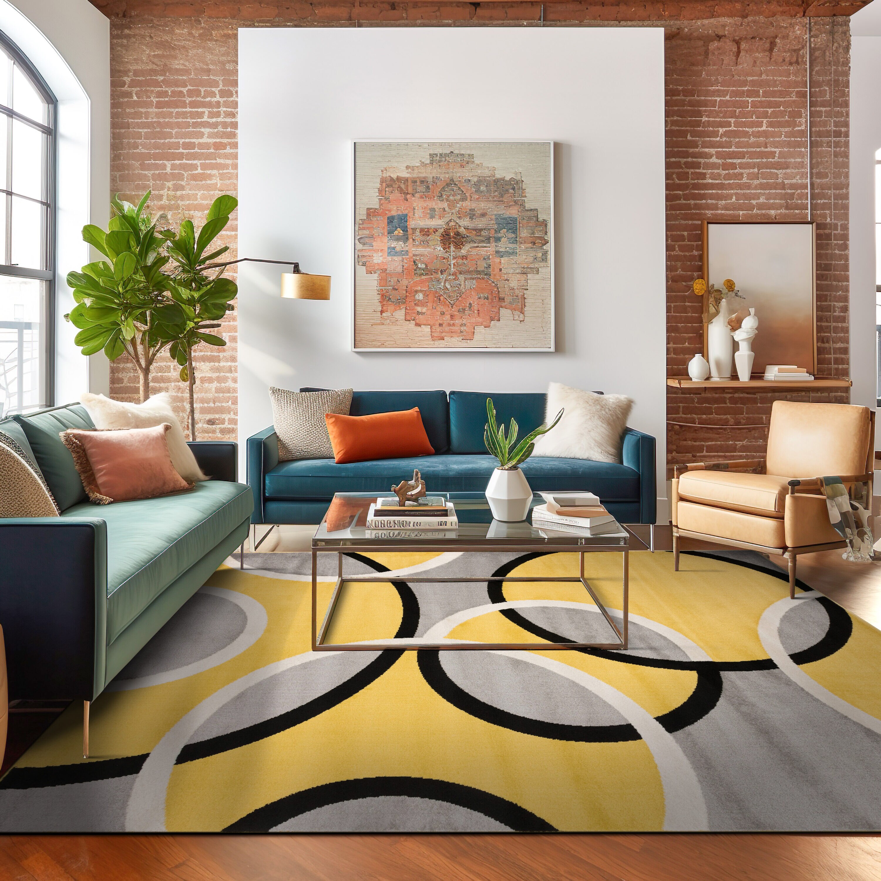World Rug Gallery 368YELLOW8X12 rugs - View #7