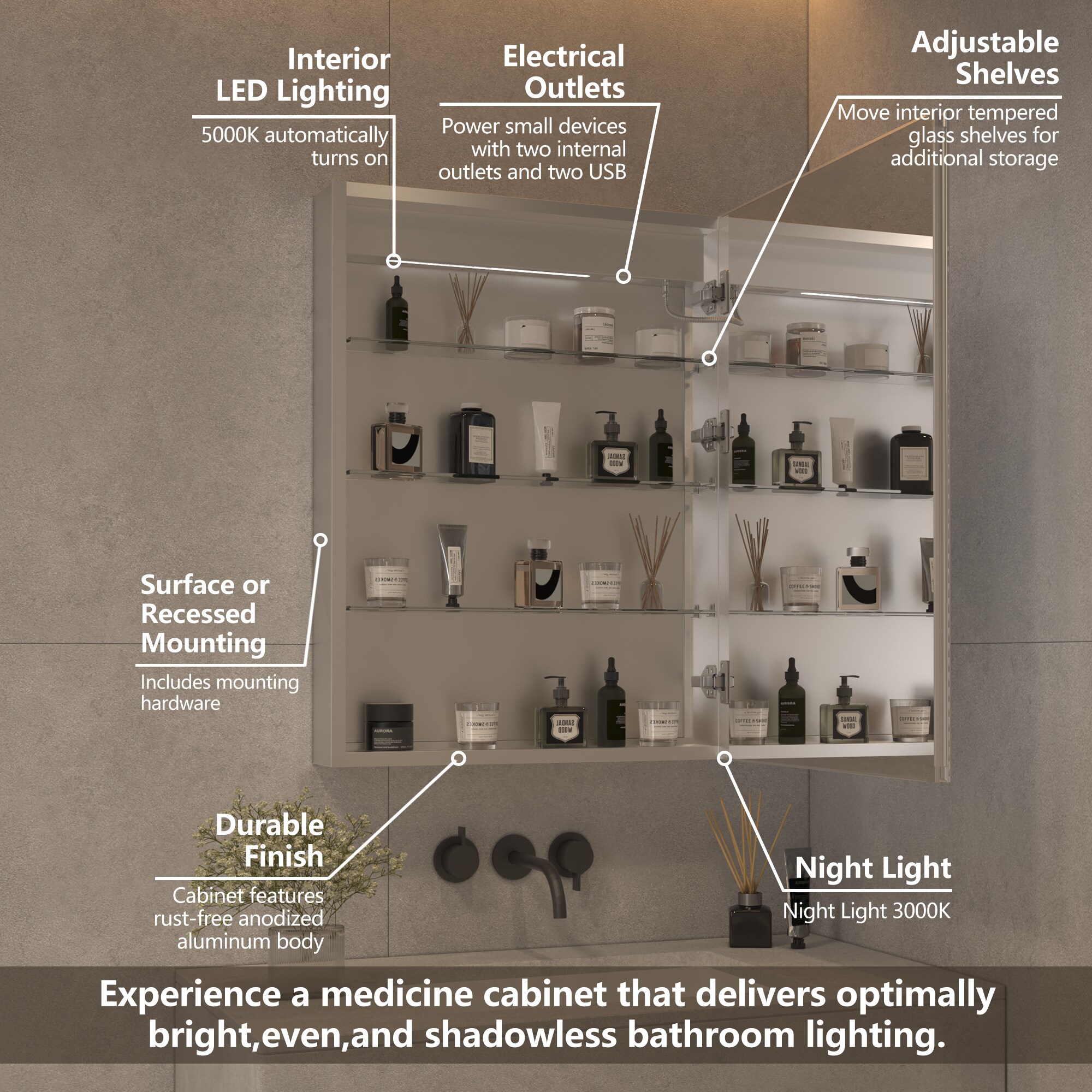 AAZJ JDEX-MC2432V4RX Bathroom-Medicine-Cabinets - View #4