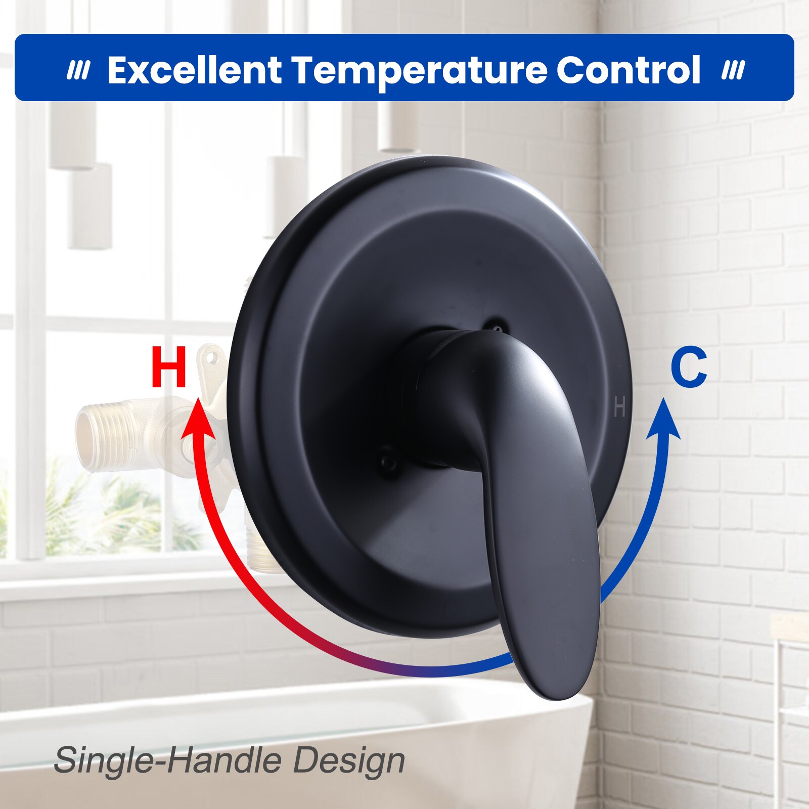 WOWOW 3094600D Tub-Shower-Faucets - View #3