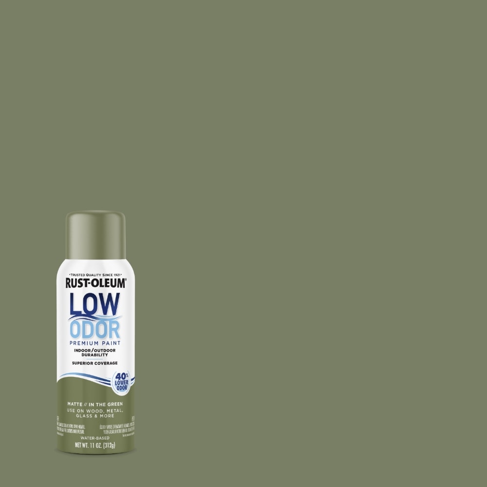 Rust-Oleum 388282 Low Odor Matte In the Green Spray paint ( NET WT. 1-oz )