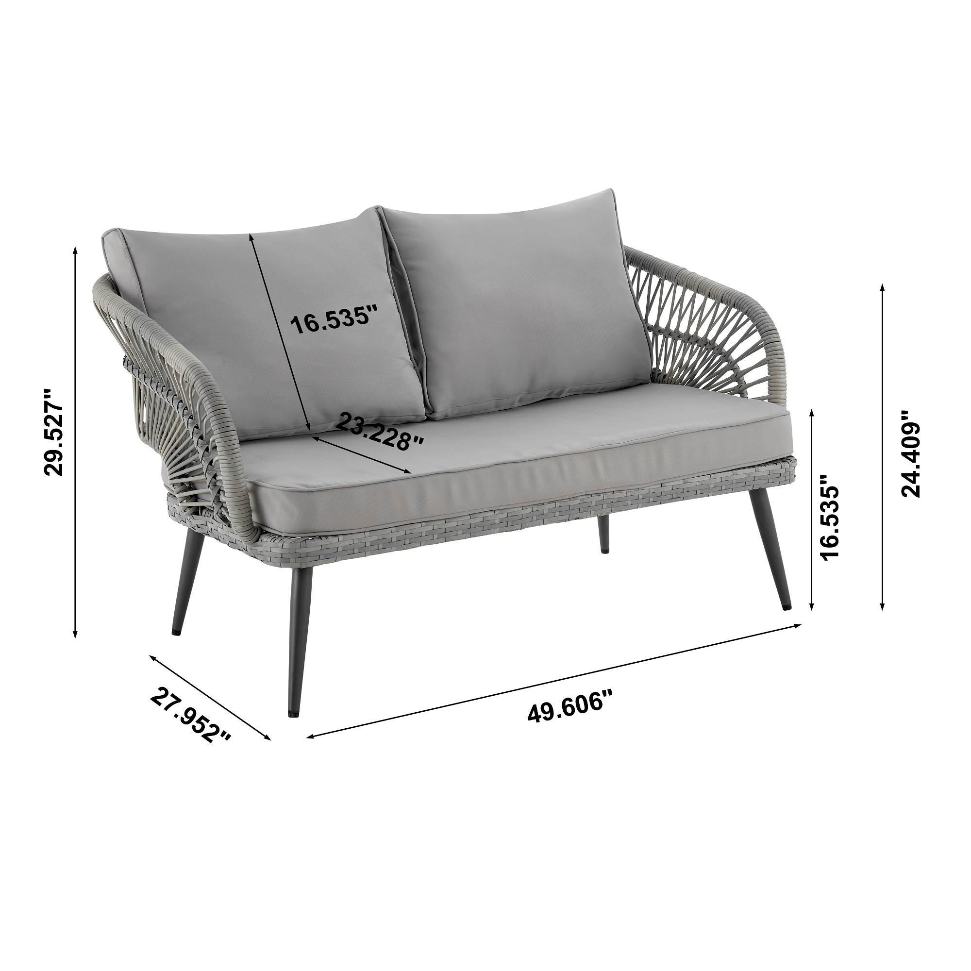 Manhattan Comfort OD-CV016-GY Patio-Conversation-Sets - View #3