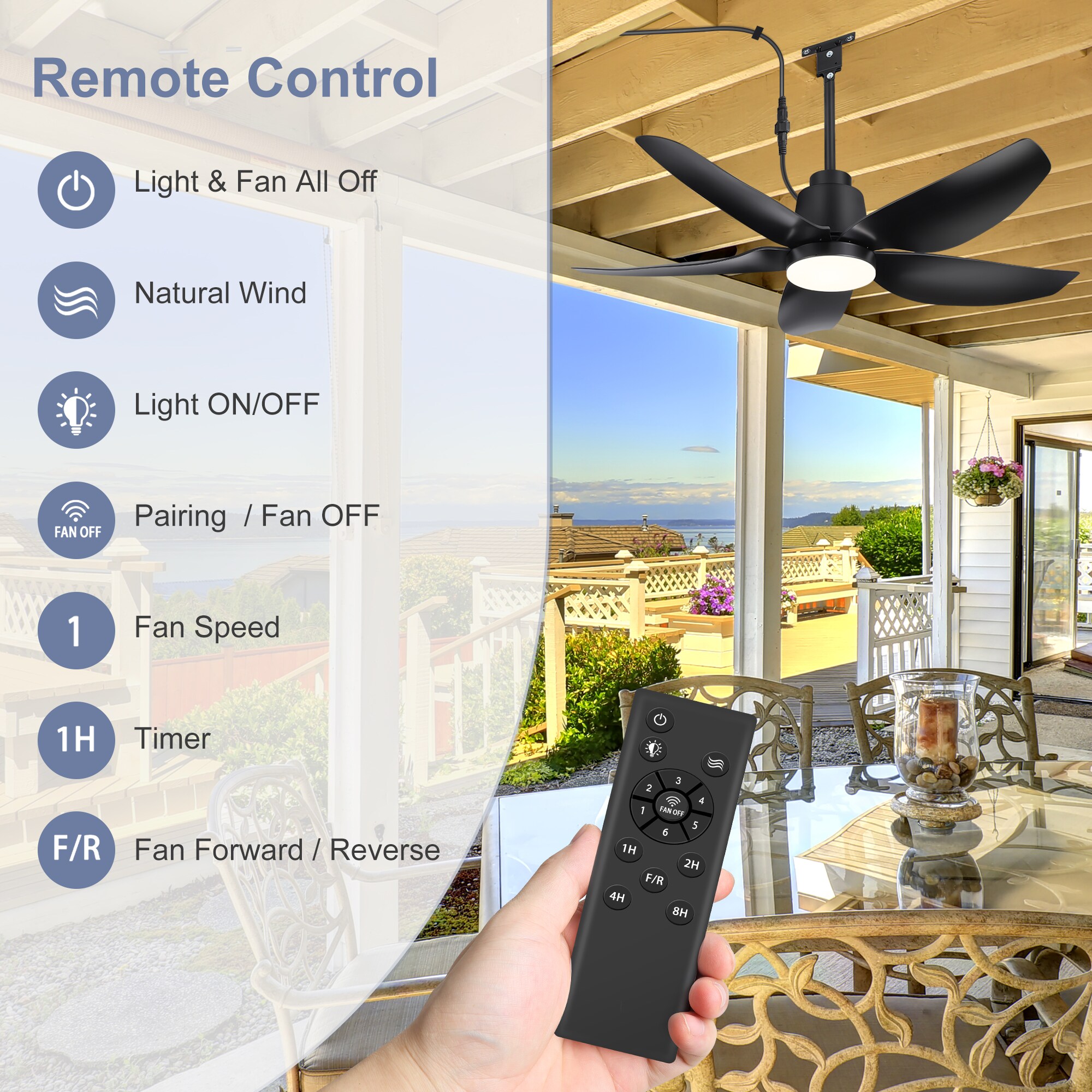 Airsurfer AS-39002-BK Ceiling-Fans - View #7