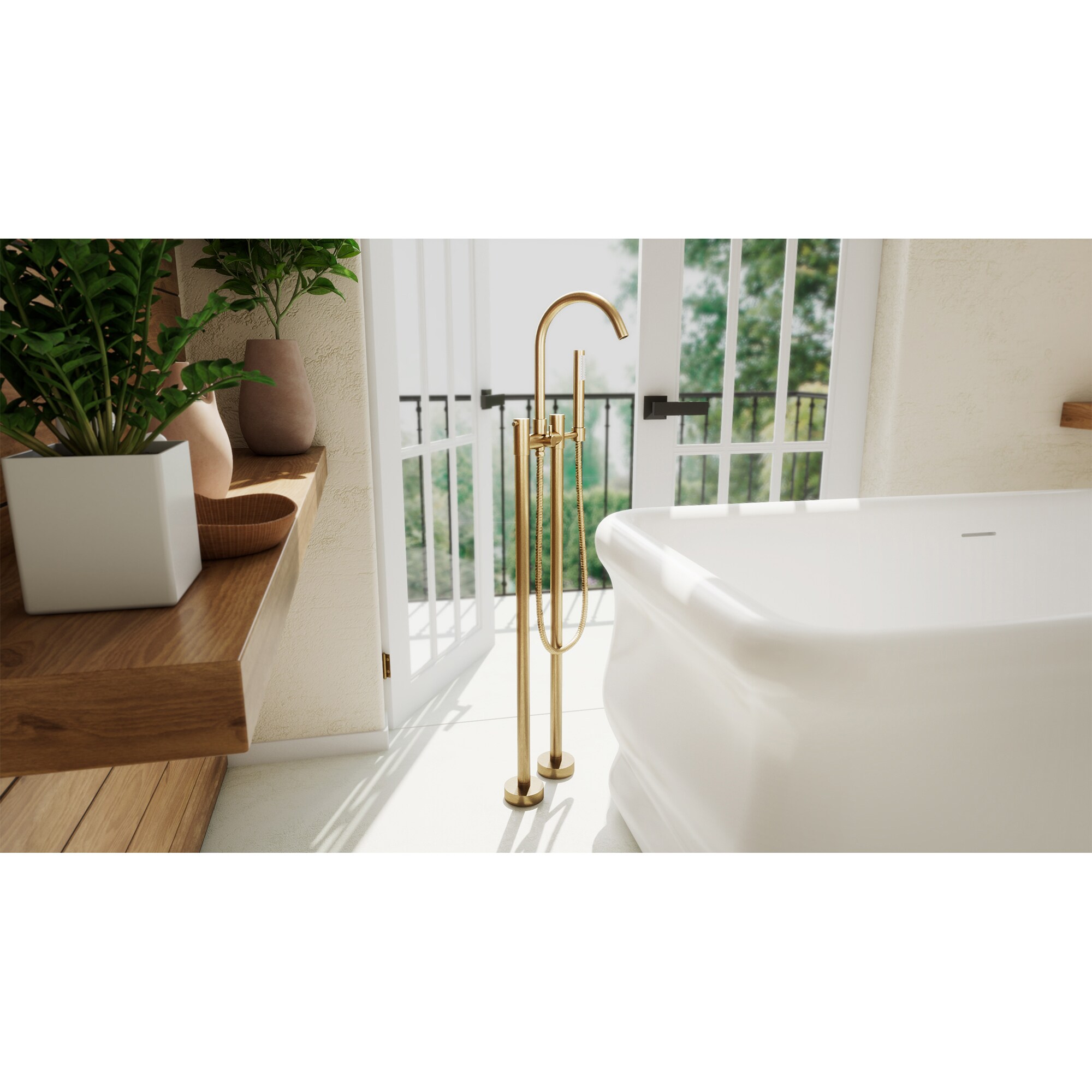 DreamLine FTCB4008X30 Roman-Tub-Faucets - View #2
