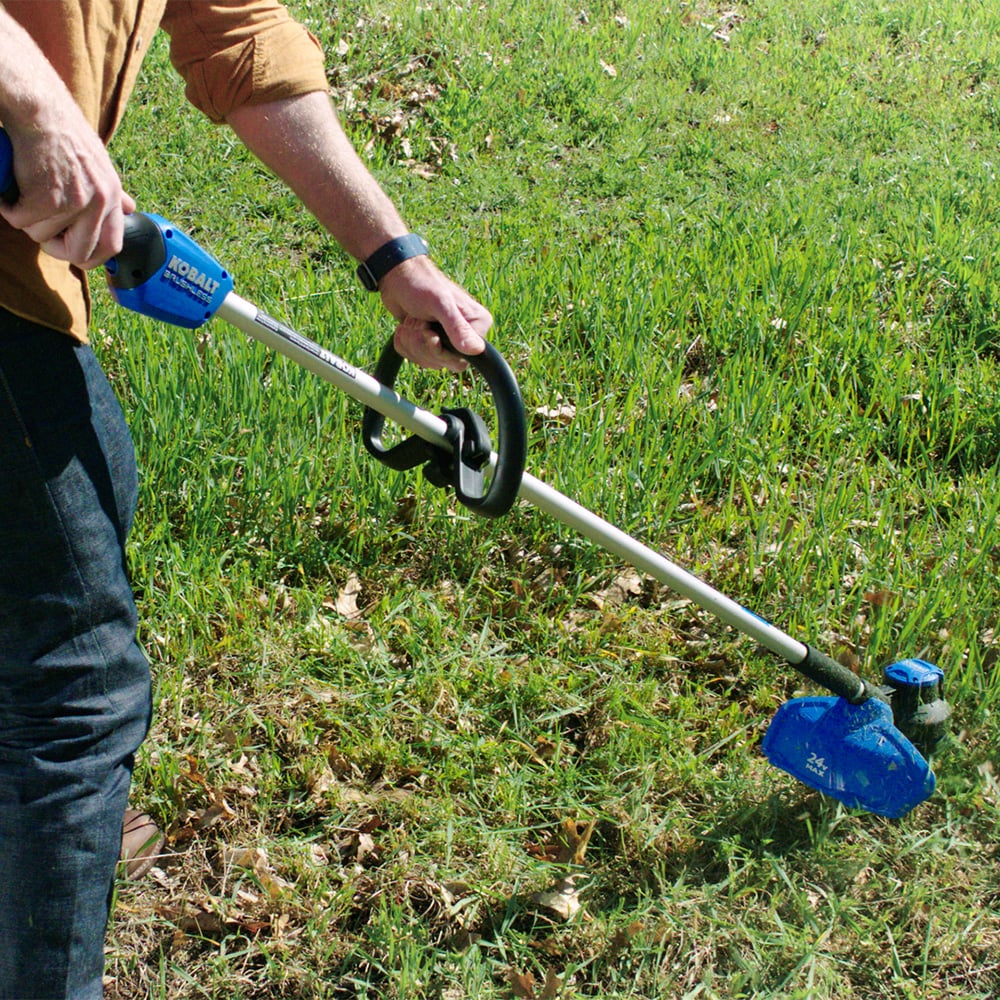 Kobalt 24-Volt Max 12-in Straight Cordless String Trimmer (Battery ...