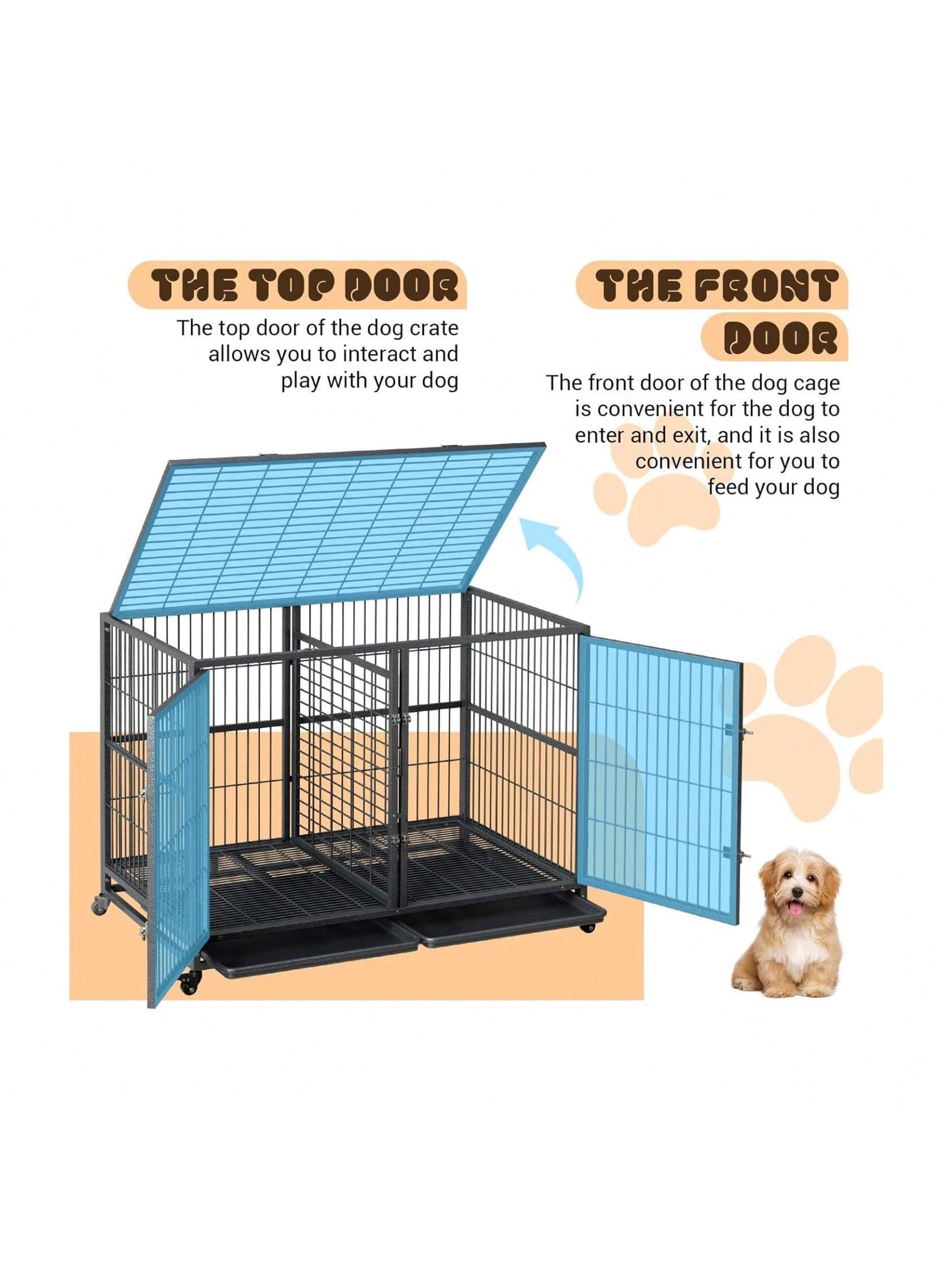 WhizMax GGL-PHO-34XG3PN5 Pet-Crates-Carriers - View #8