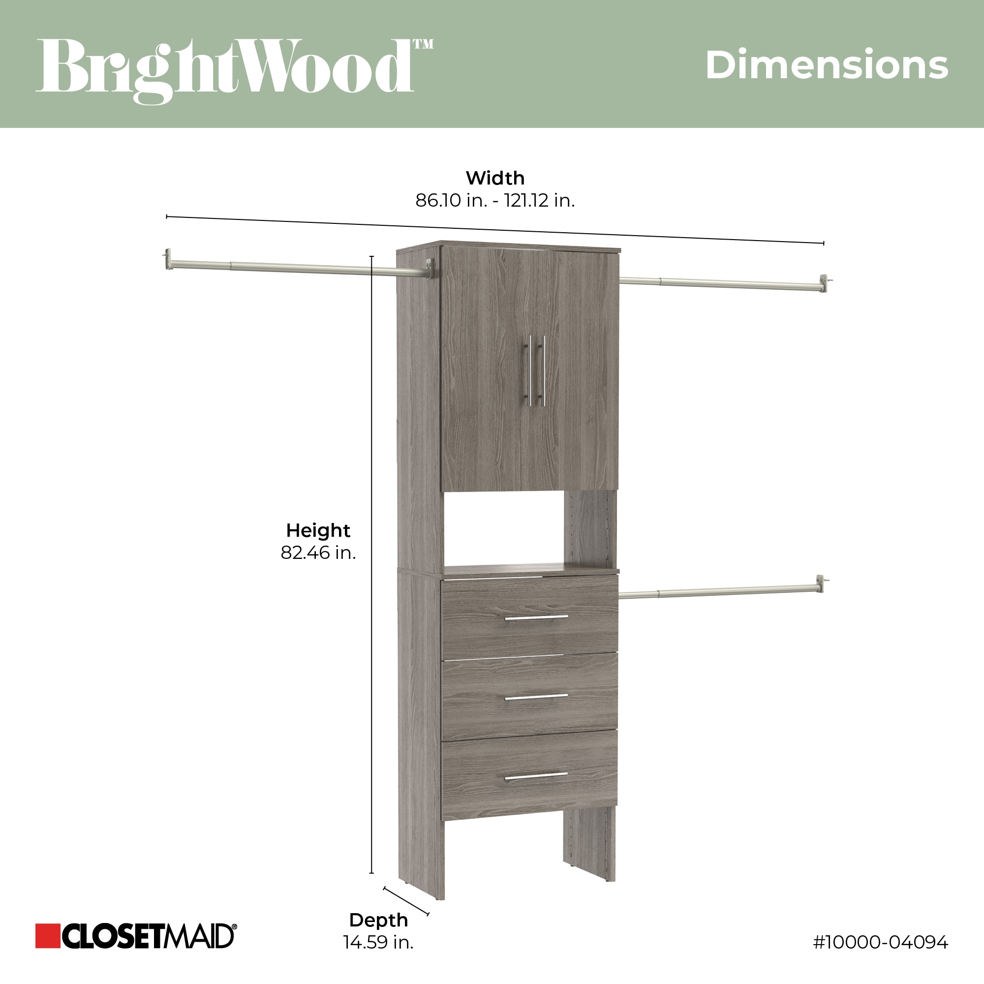 ClosetMaid 10000-04094 Wood-Closet-Kits - View #9
