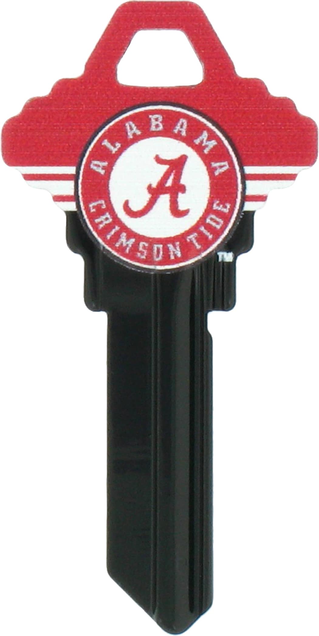 Fanatix 89985 Alabama Crimson Tide Multicolored Sports Key Brass House/Entry Key Blank