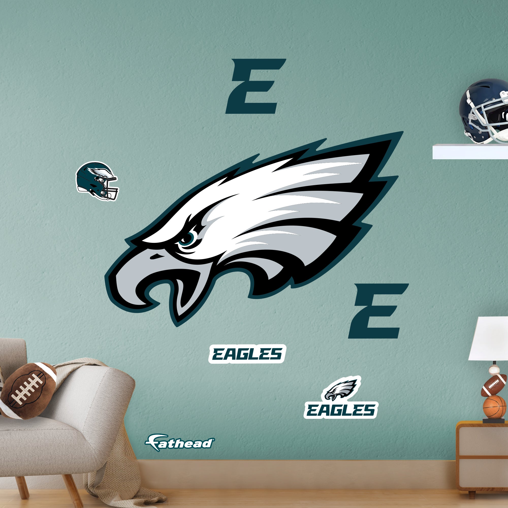 Fathead 1980-00672-003 32-Inches W x 50-Inches H Self-adhesive Multiple colors/finishes Sports Wall Decal