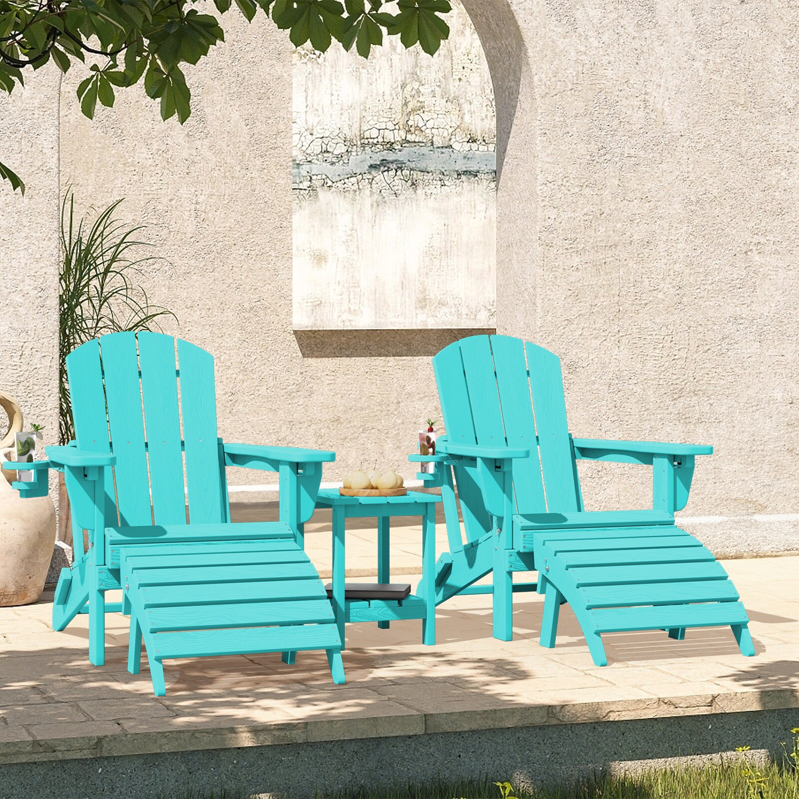 Serwall SW-CGTJY5-WT Patio-Conversation-Sets - View #2