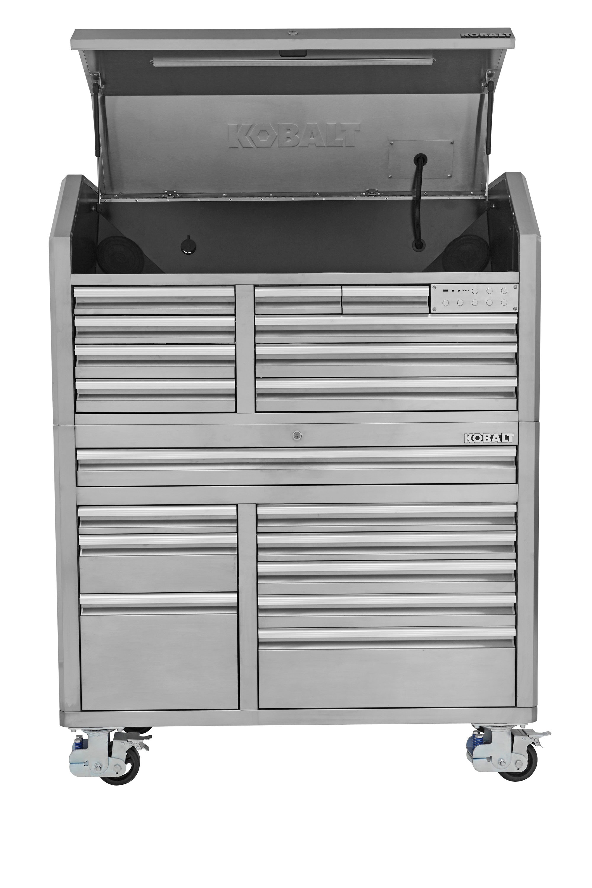 Kobalt 30.5-in W x 37.5-in H 3-Drawer Steel Tool Chest (Black) in the Top  Tool Chests department at