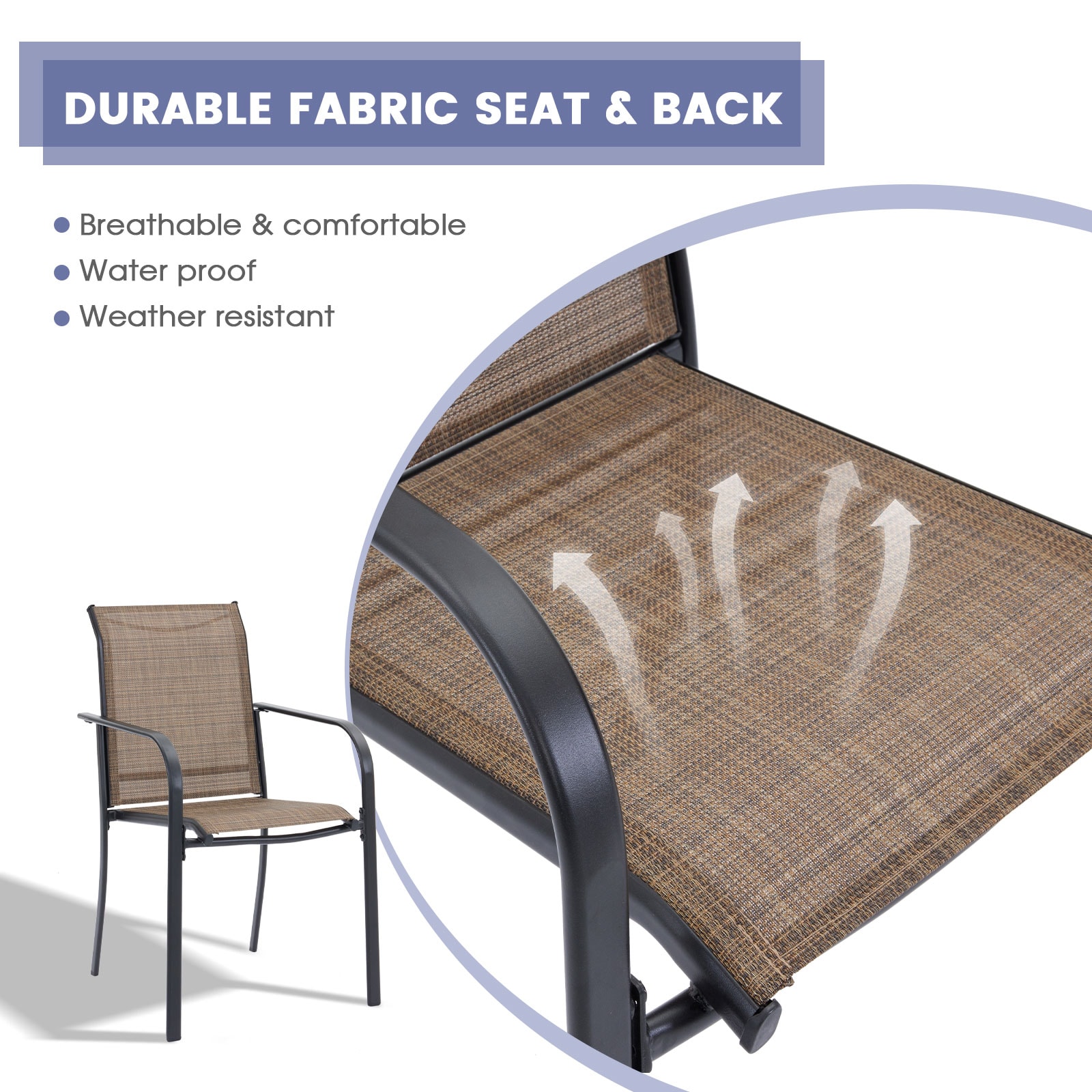 VICLLAX FDT03BL-DC608BR-LS Patio-Dining-Sets - View #6