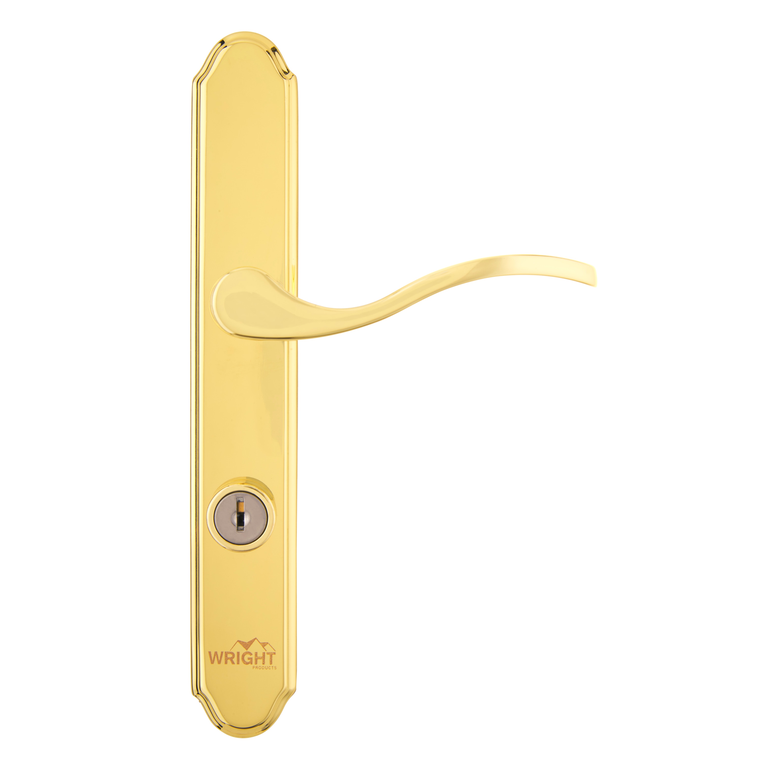 WRIGHT PRODUCTS VMT115PB Storm Door Brass Lockable Storm door Replacement Handleset