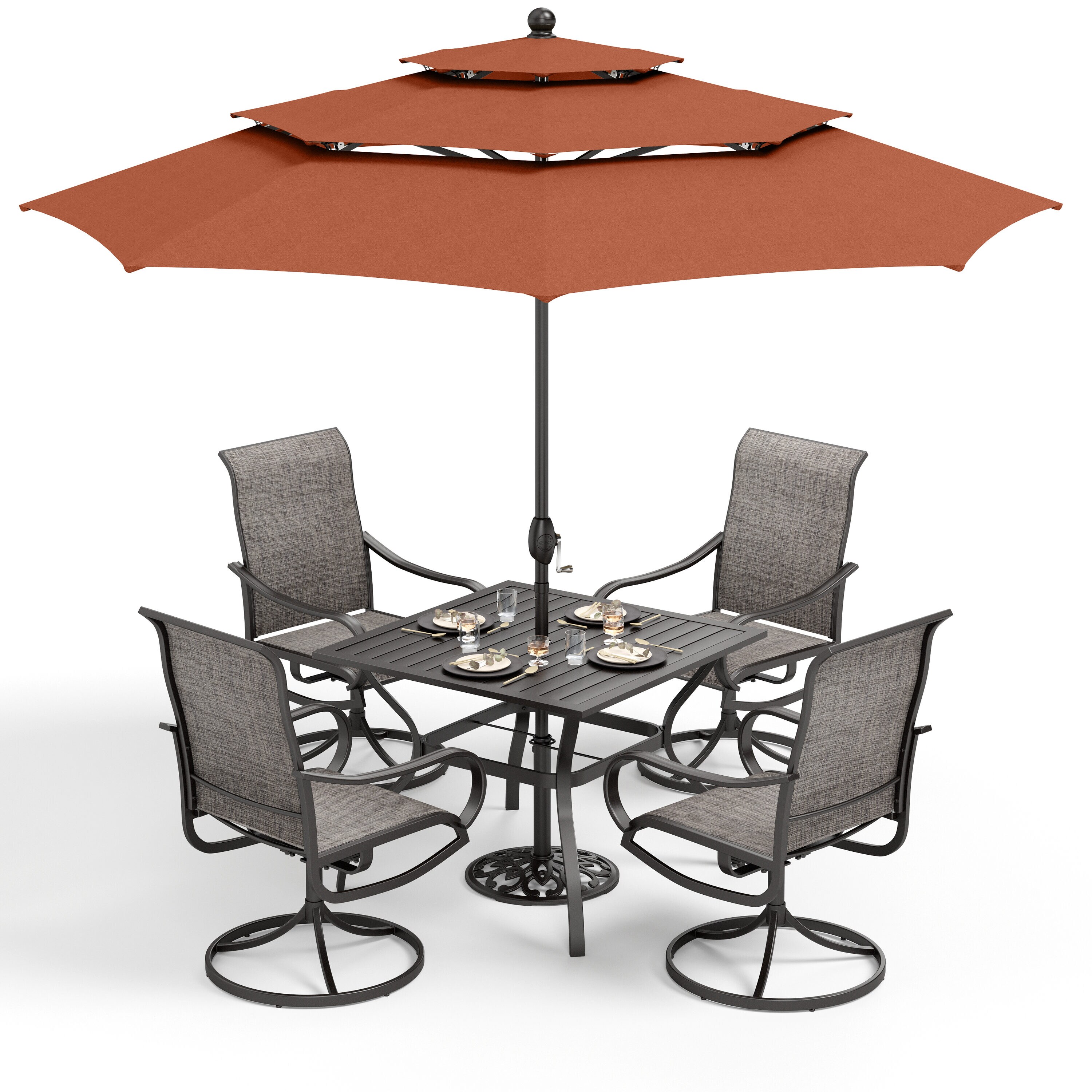 Sunshine Valley TC5-093-B-01-009-R Patio-Dining-Sets - View #2