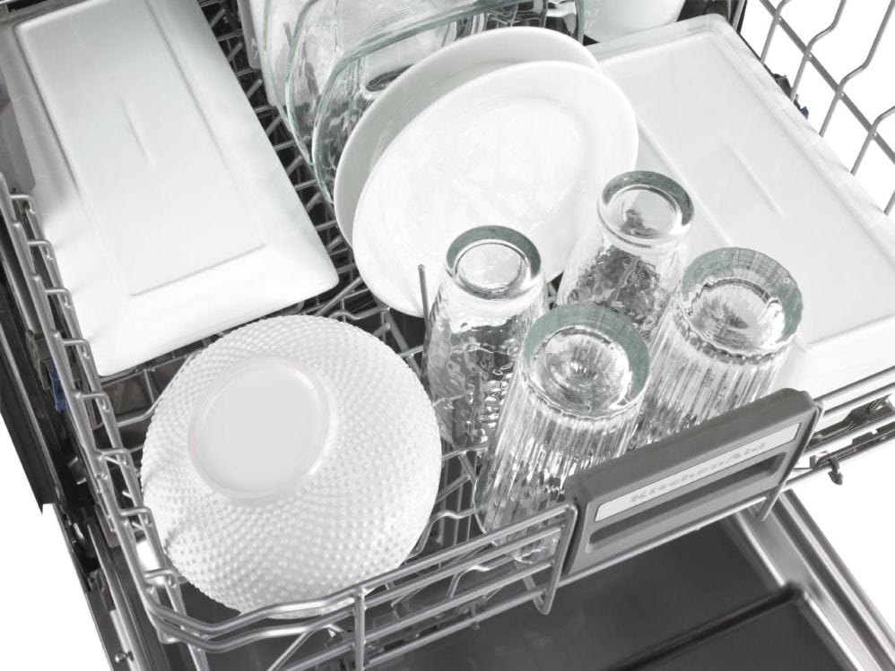 KitchenAid KUDD01SSSS 24 Single Drawer Dishwasher with 5 Cycles, 2  Options, Hi-Temp Scrub, Heavy, Light/Gentle, Quick Wash & Rinse Only:  Stainless Steel